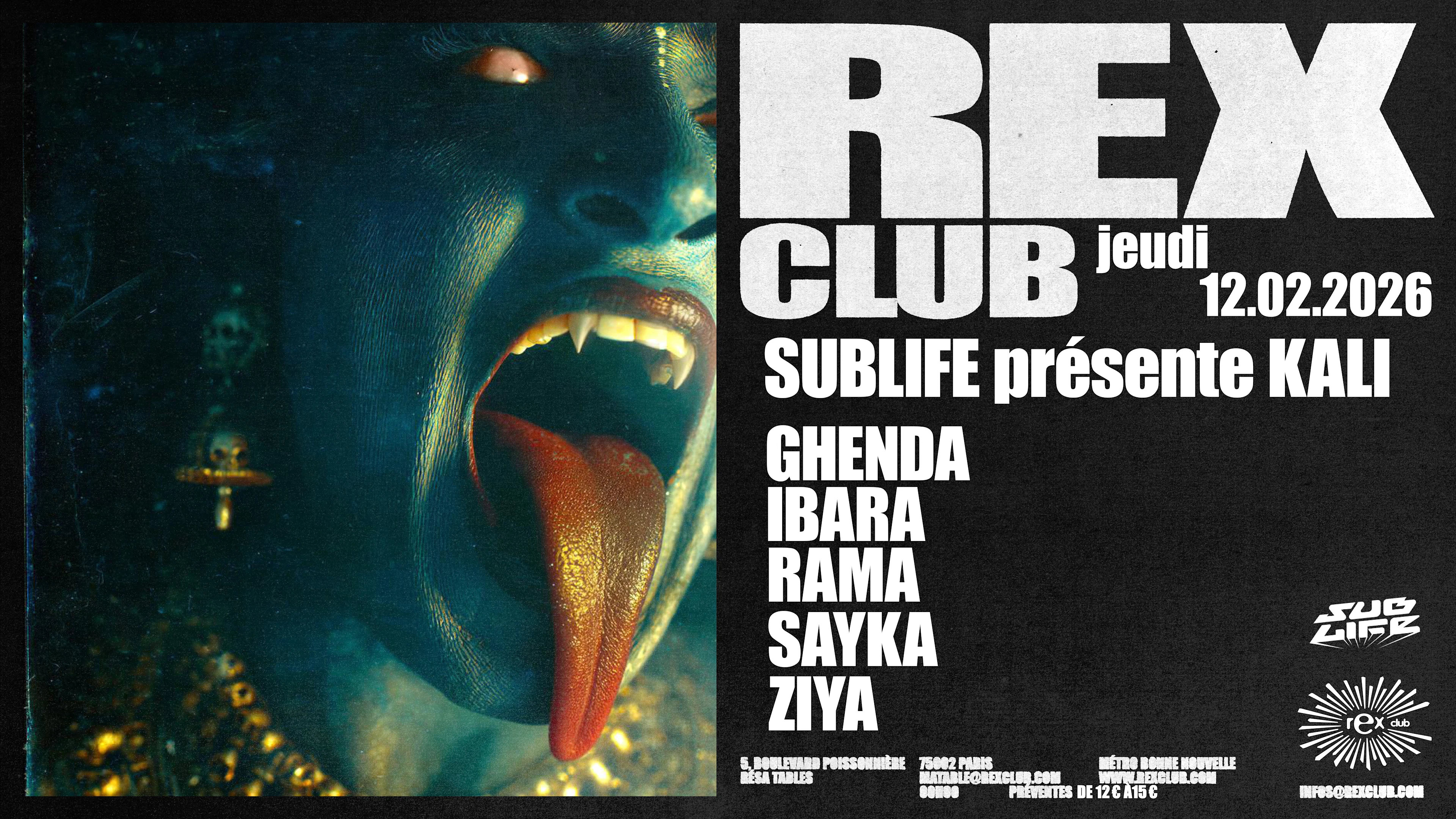 Sublife Presente Kali: Ghenda, Ibara, Rama, Sayka, Ziya