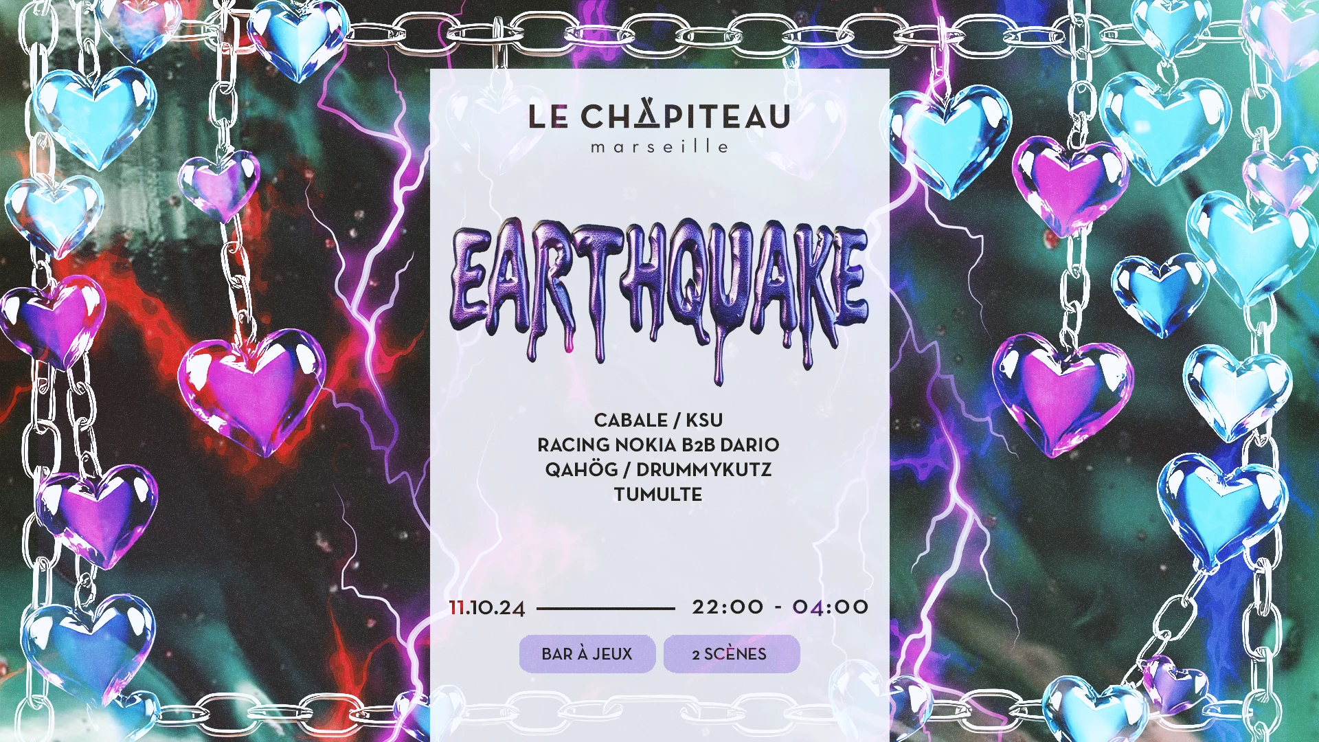 Earthquake: Cabale, Ksu, Racing Nokia X Dario, Qahög & More
