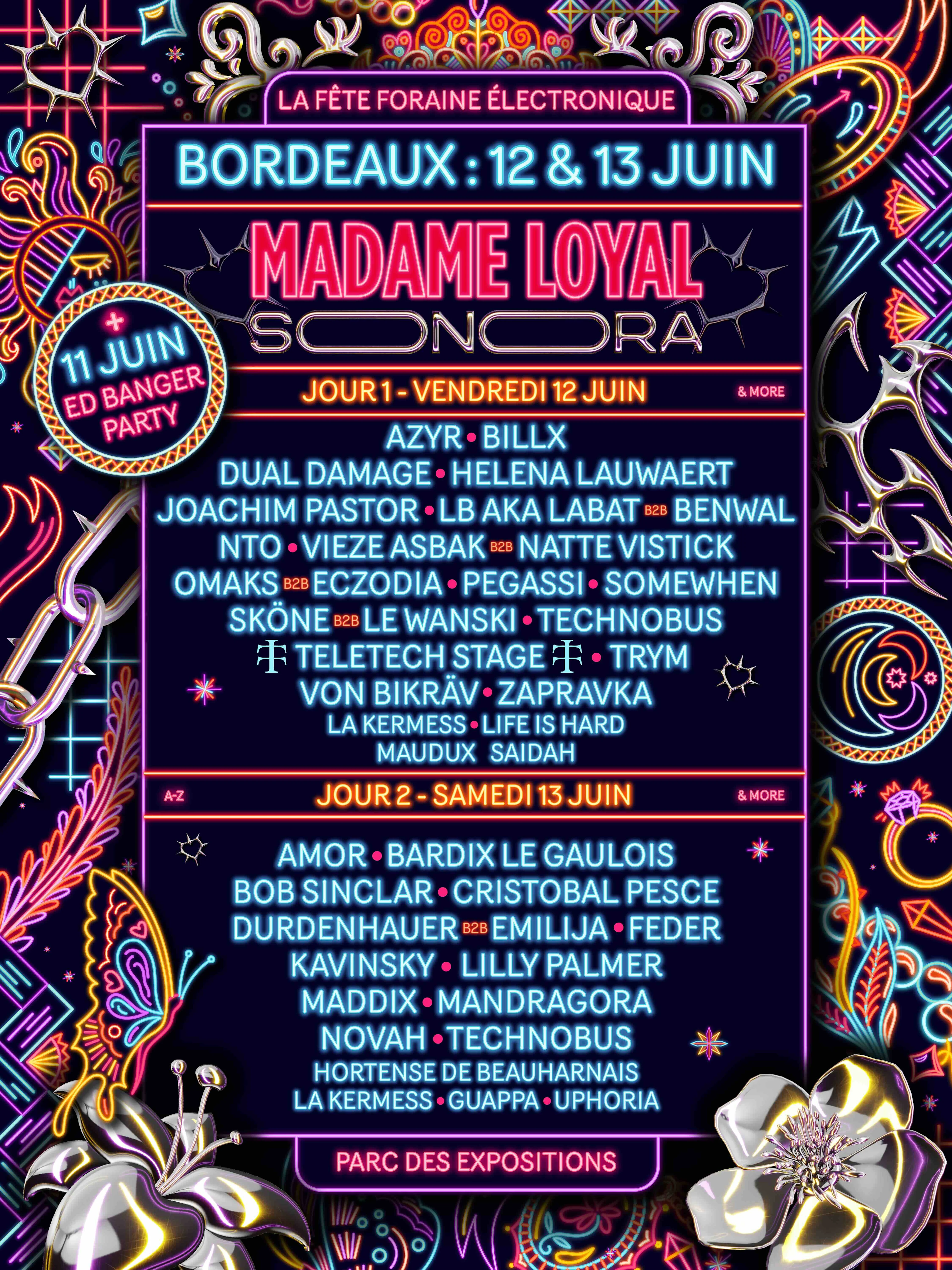 Madame Loyal X Sonora : Bordeaux