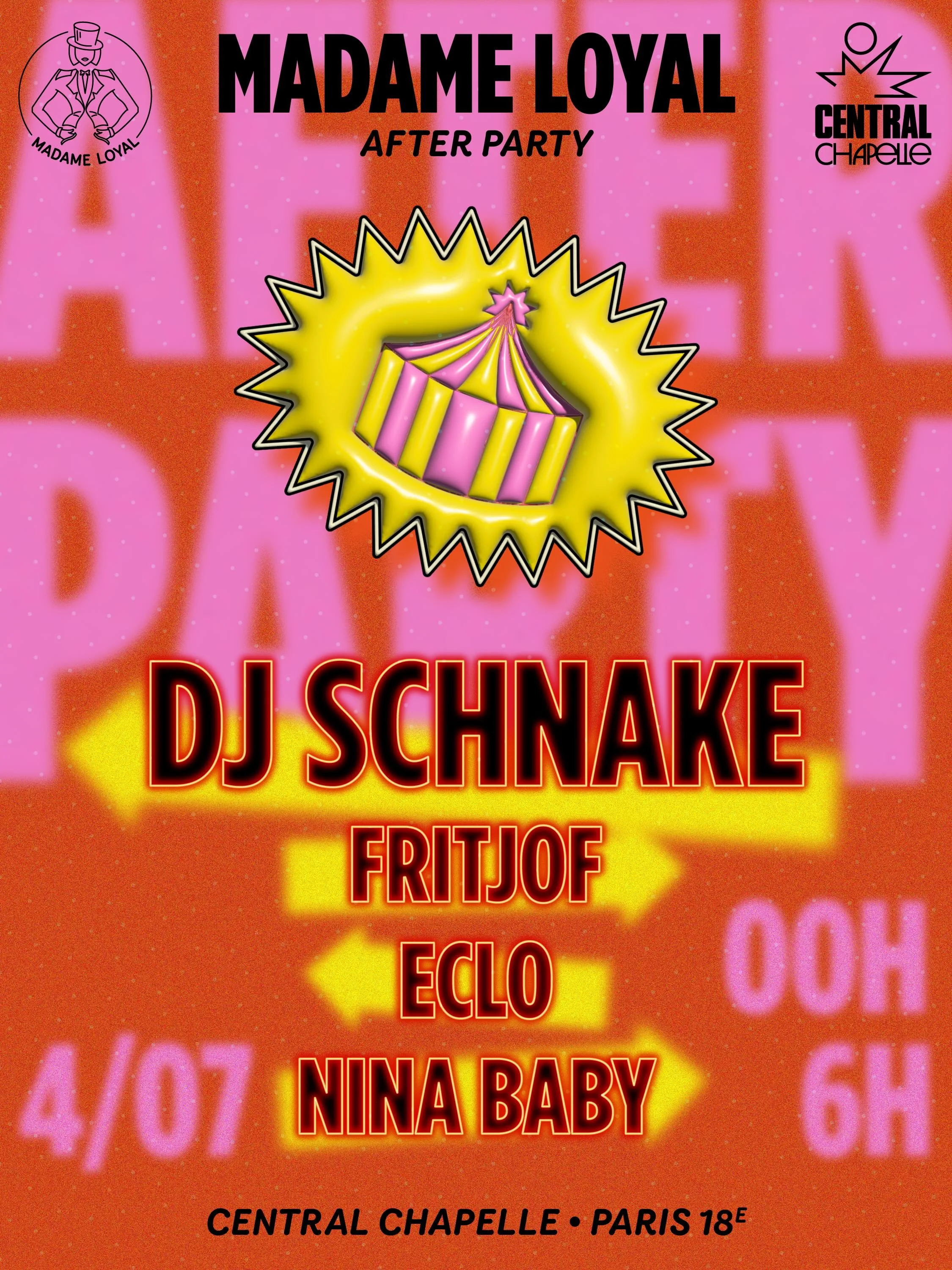Madame Loyal Official After Party — Central Chapelle