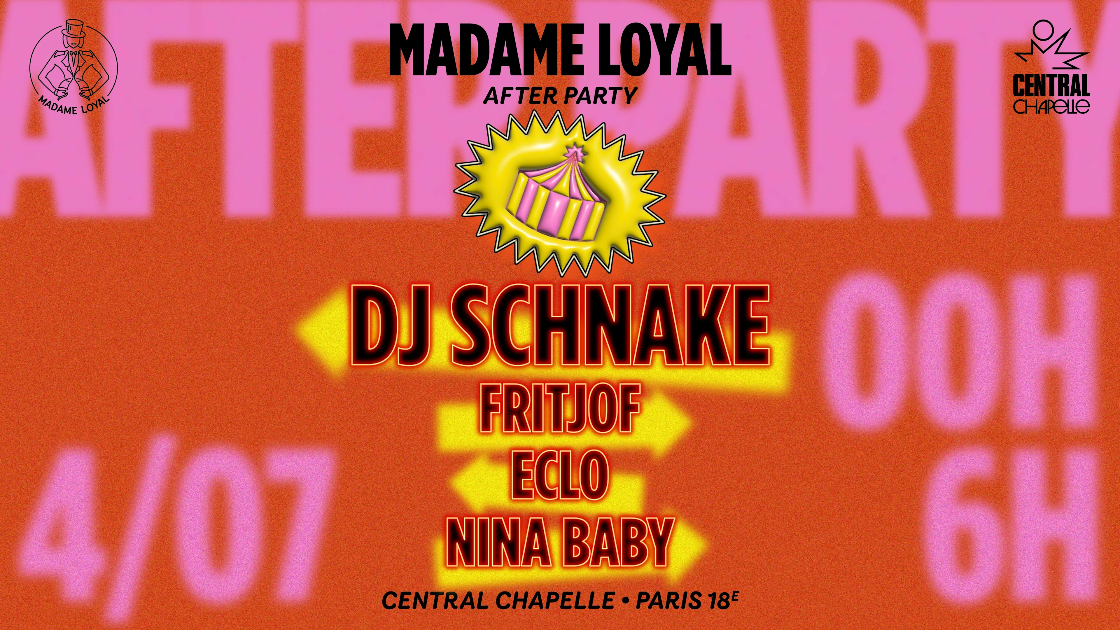 Madame Loyal Official After Party — Central Chapelle