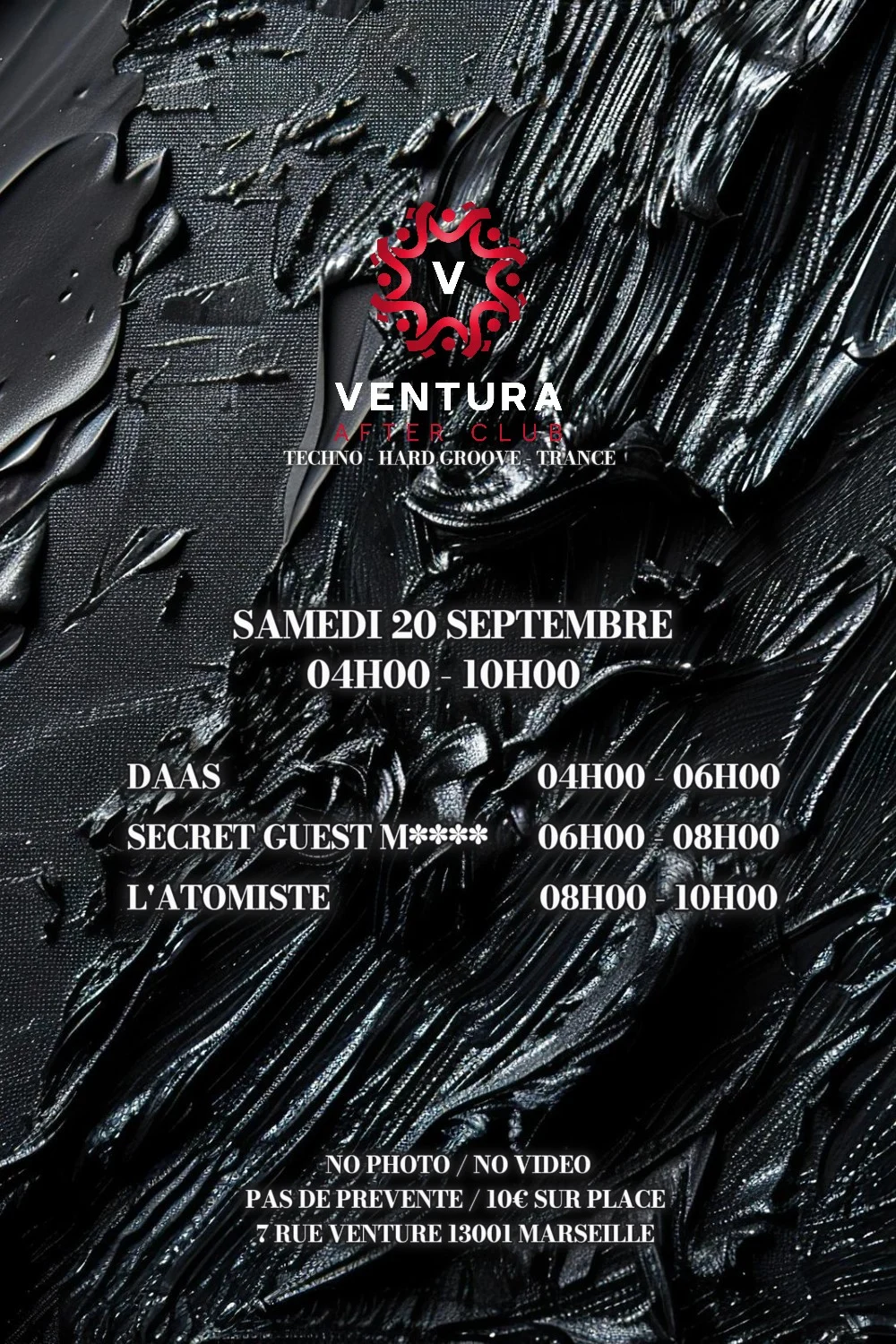 Ventura After Techno W/ Daas, M**** & L'atomiste