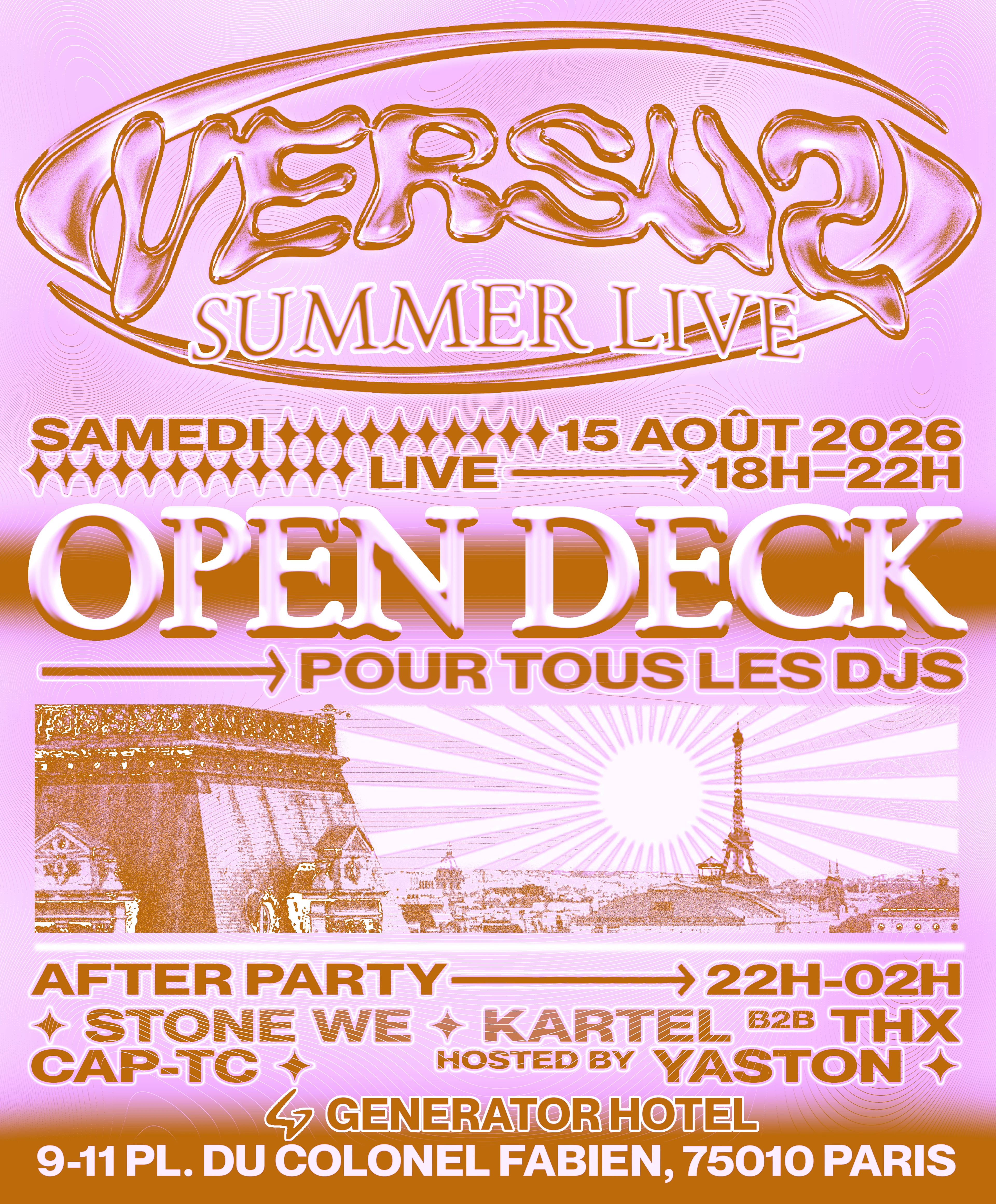 Versuz Summer Live @Generator Hostel