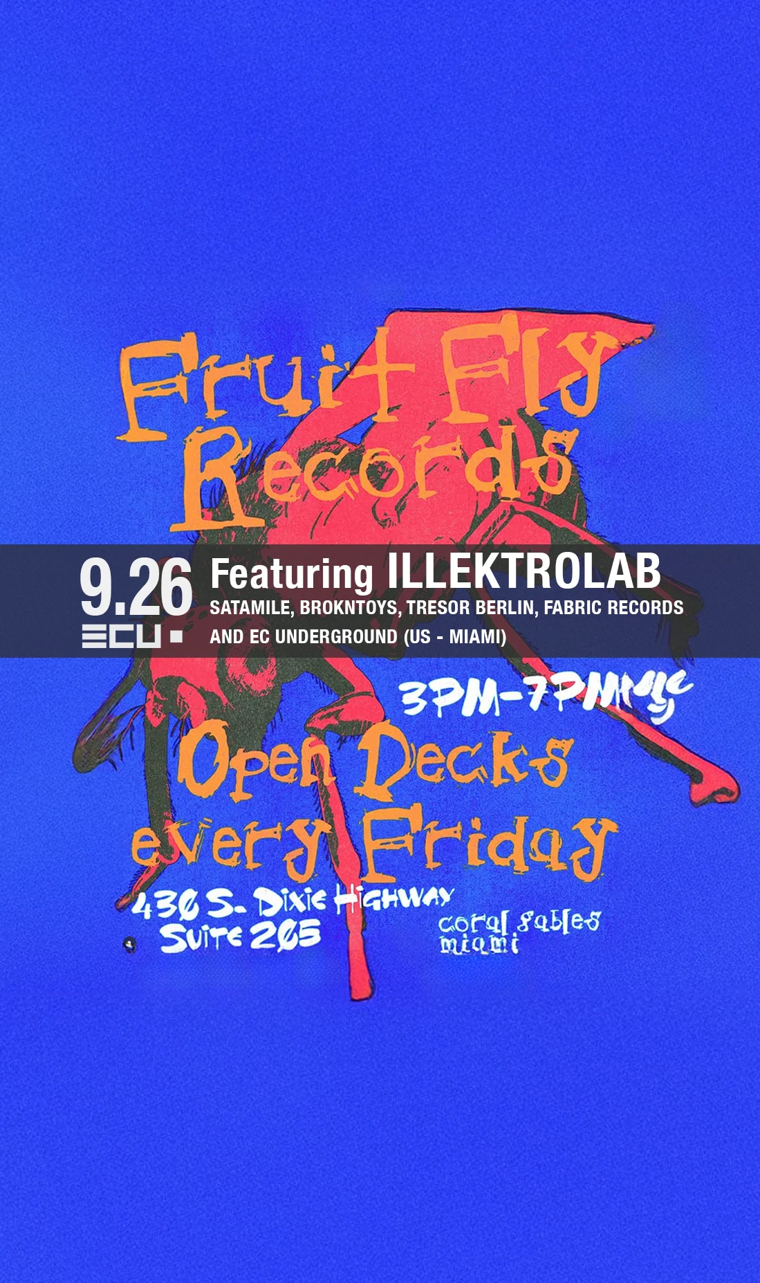 Meet'n'greet/Open Decks/Special Guest: Illektrolab