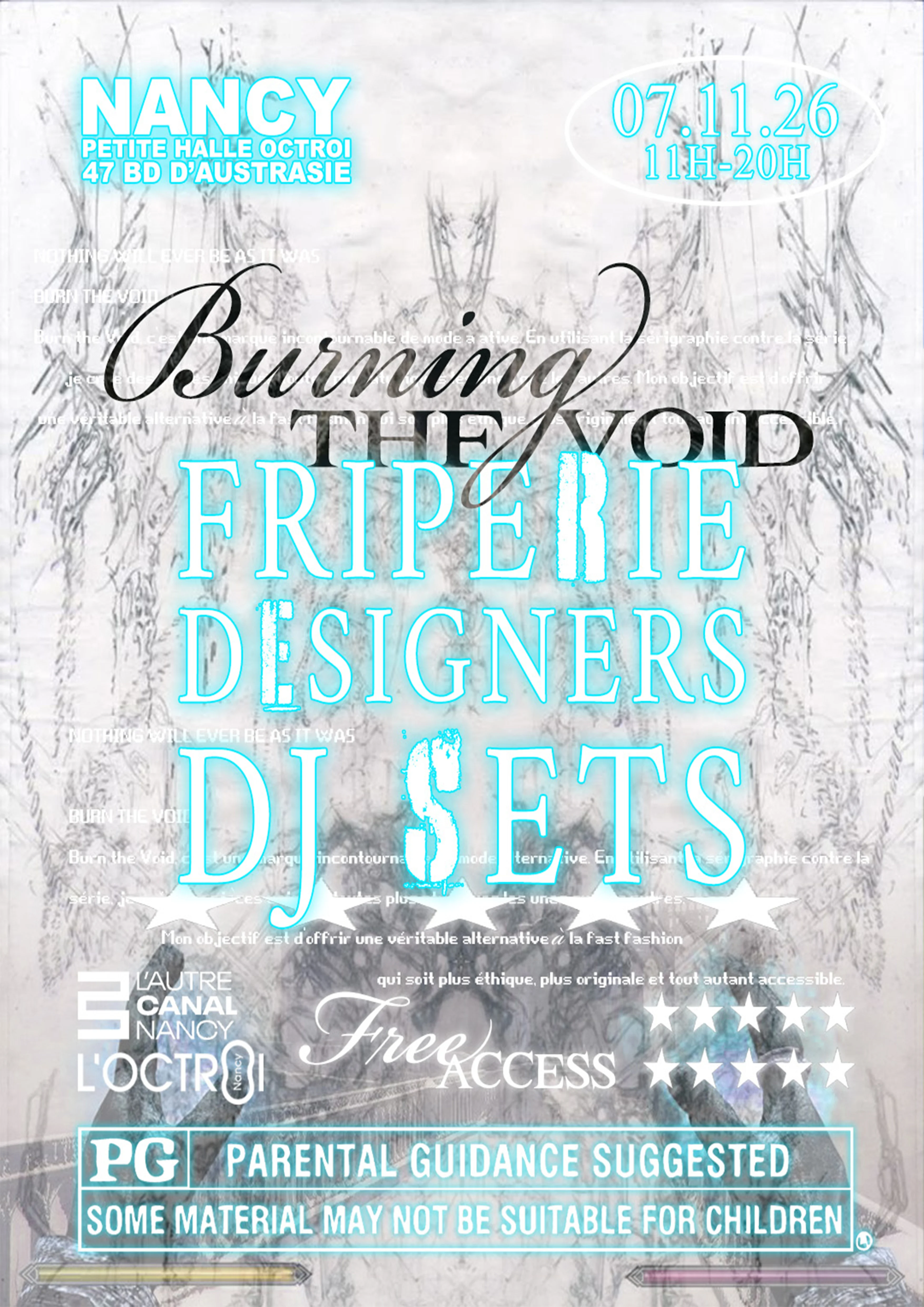 Friperie + Dj-Sets + Designers [Burning The Void IV]