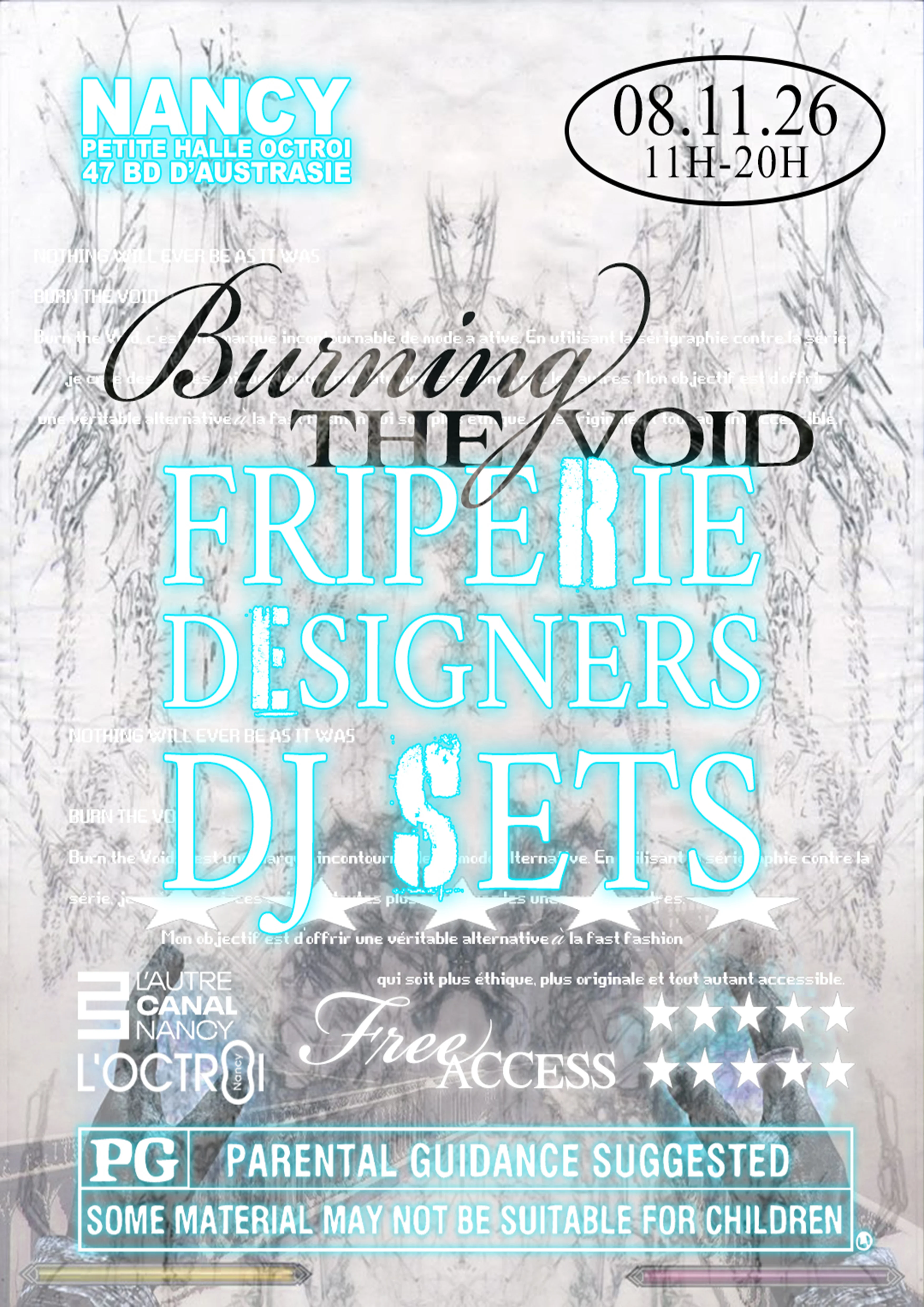 Friperie + Dj-Sets + Designers [Burning The Void IV]
