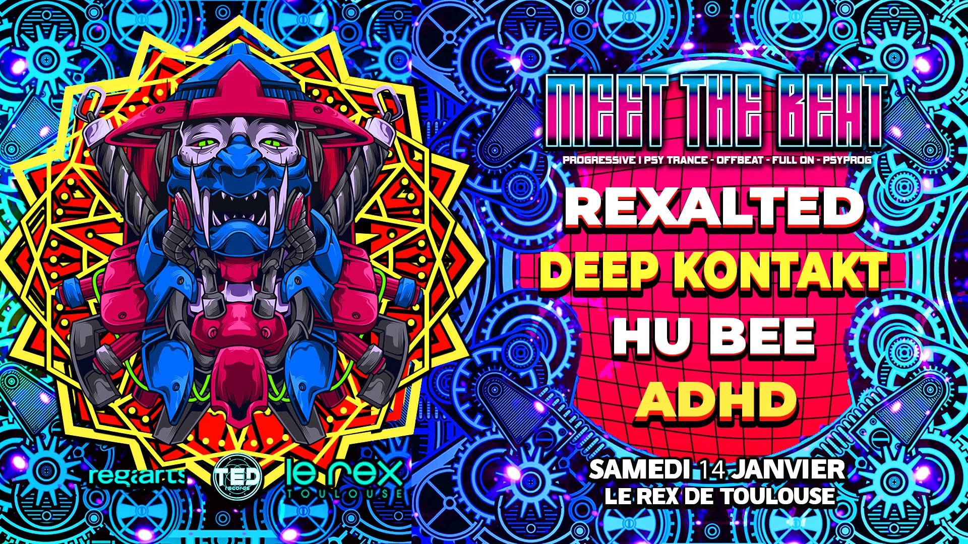 Meet The Beat#7 W. Rexalted - Deep Kontakt - Hu Bee - Adhd 