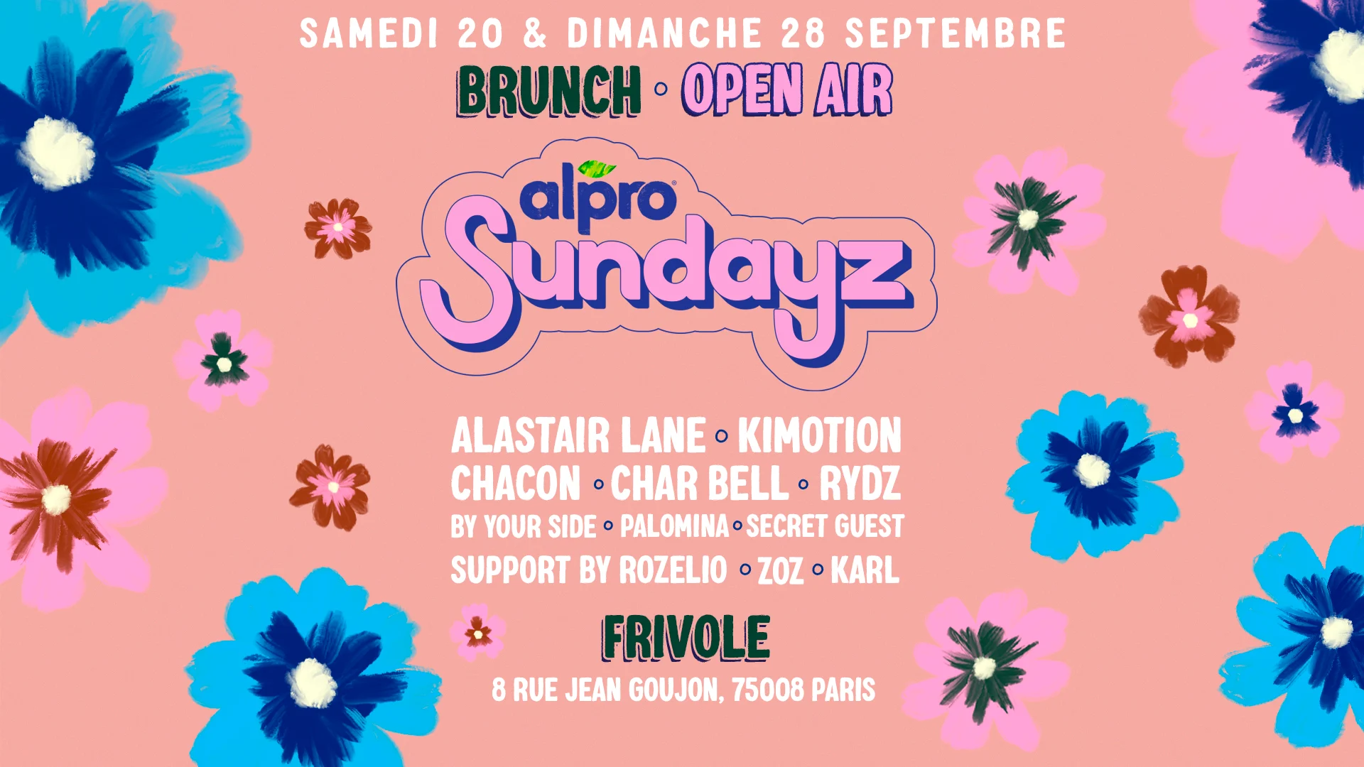 Alpro Sundayz @Frivole - Brunch & Dj Set