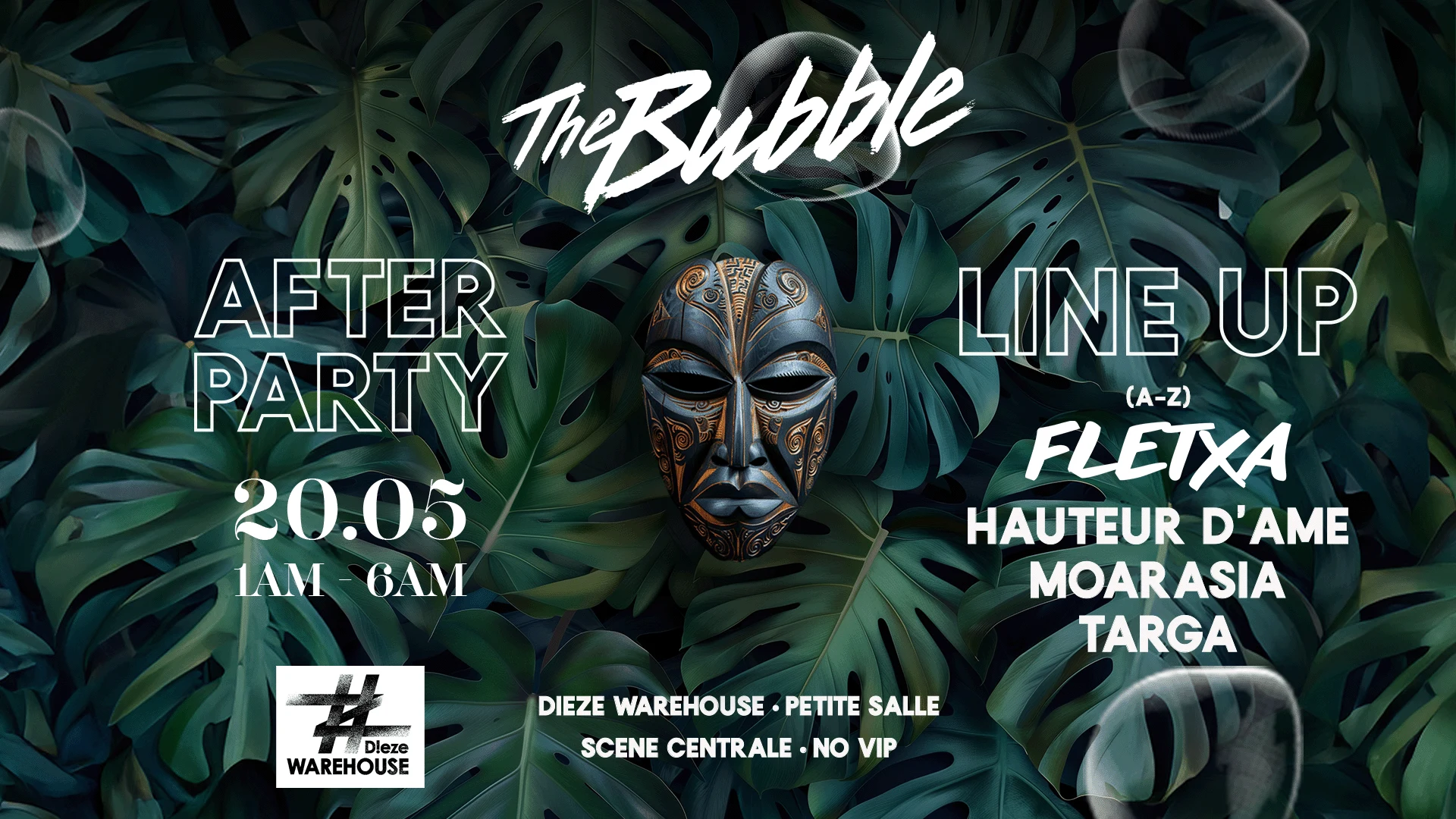 The Bubble After Party @ Dieze Warehouse - 20/05
