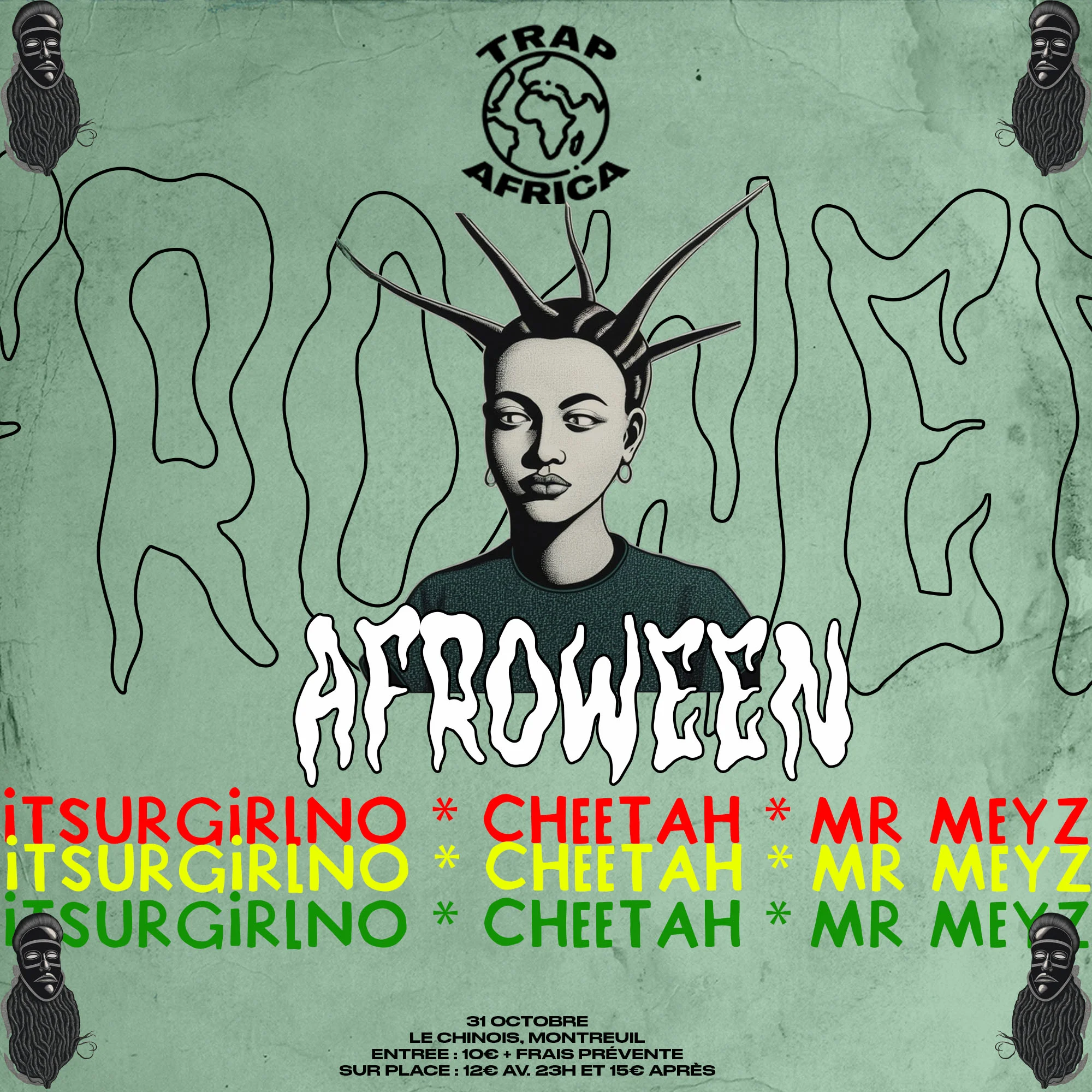Afroween By Cheetah & Trap Africa Crew À Le Chinois !