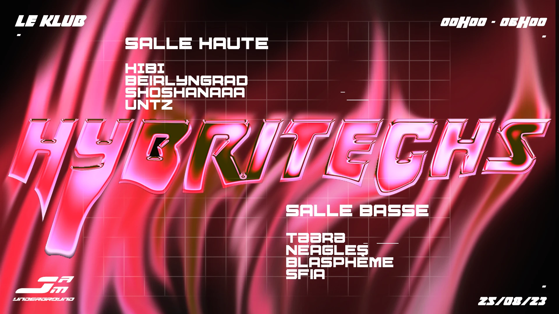 Jam Underground X Le Klub // 2 Salles