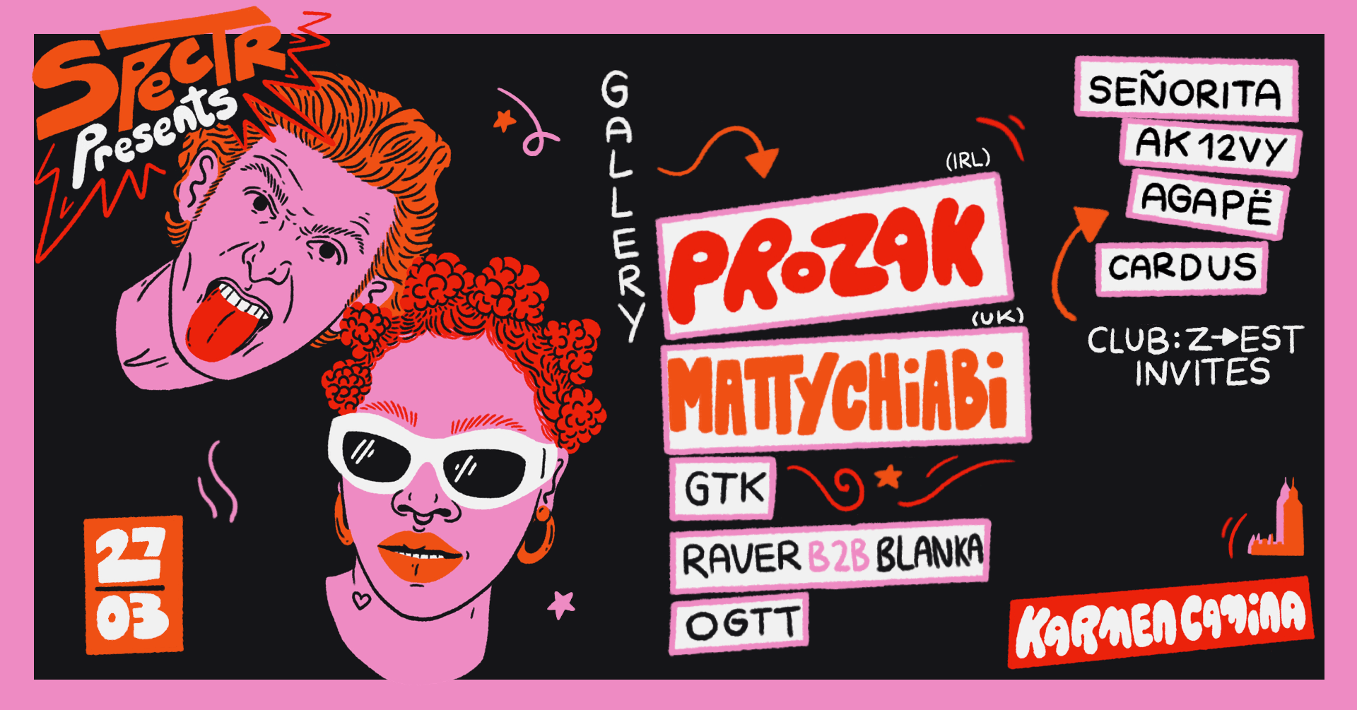 Spectr X Zest [Matty Chiabi, Prozak, &+]