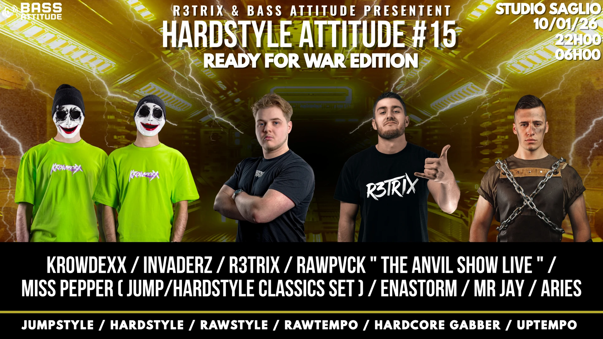 Hardstyle Attitude #15 : Ready For War Edition