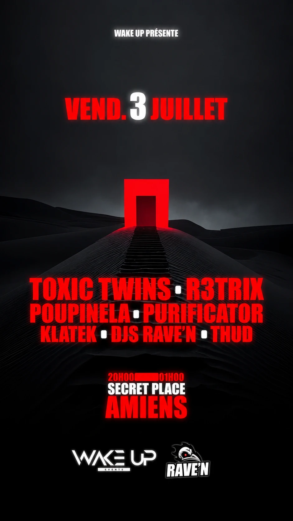 Wake Up W/ R3trix, Toxic Twins, Poupinela En More