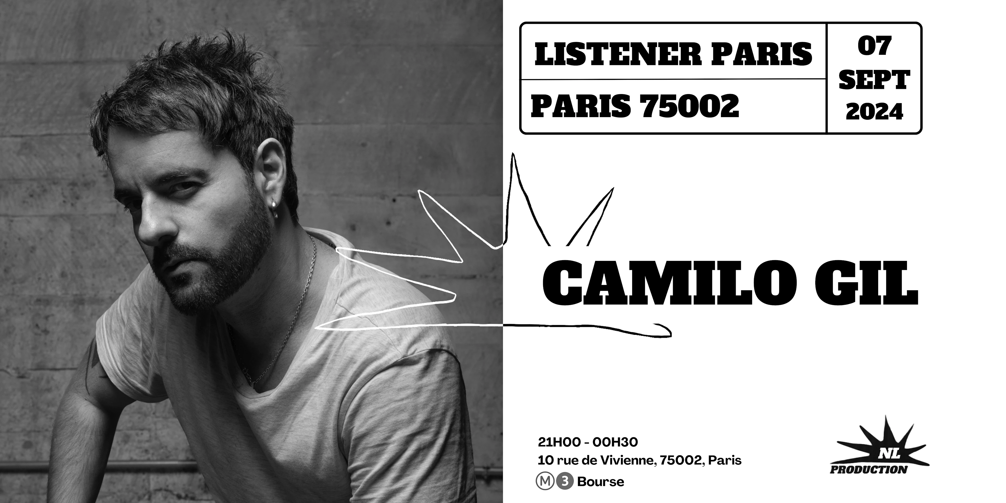 Camilo Gil (From Chile) At Listener Paris