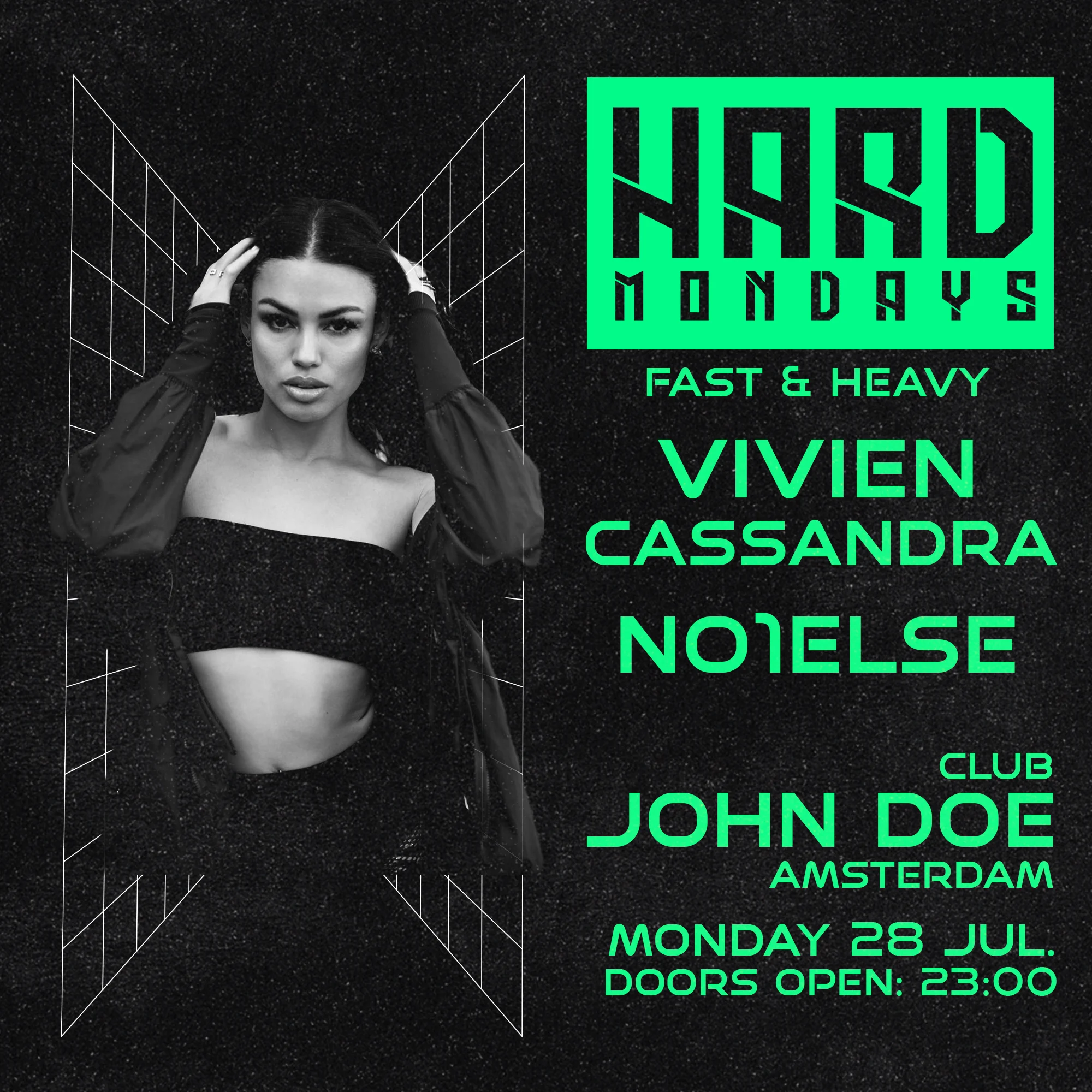 Hard Mondays Amsterdam - Hard Techno W/ Vivien Cassandra W31