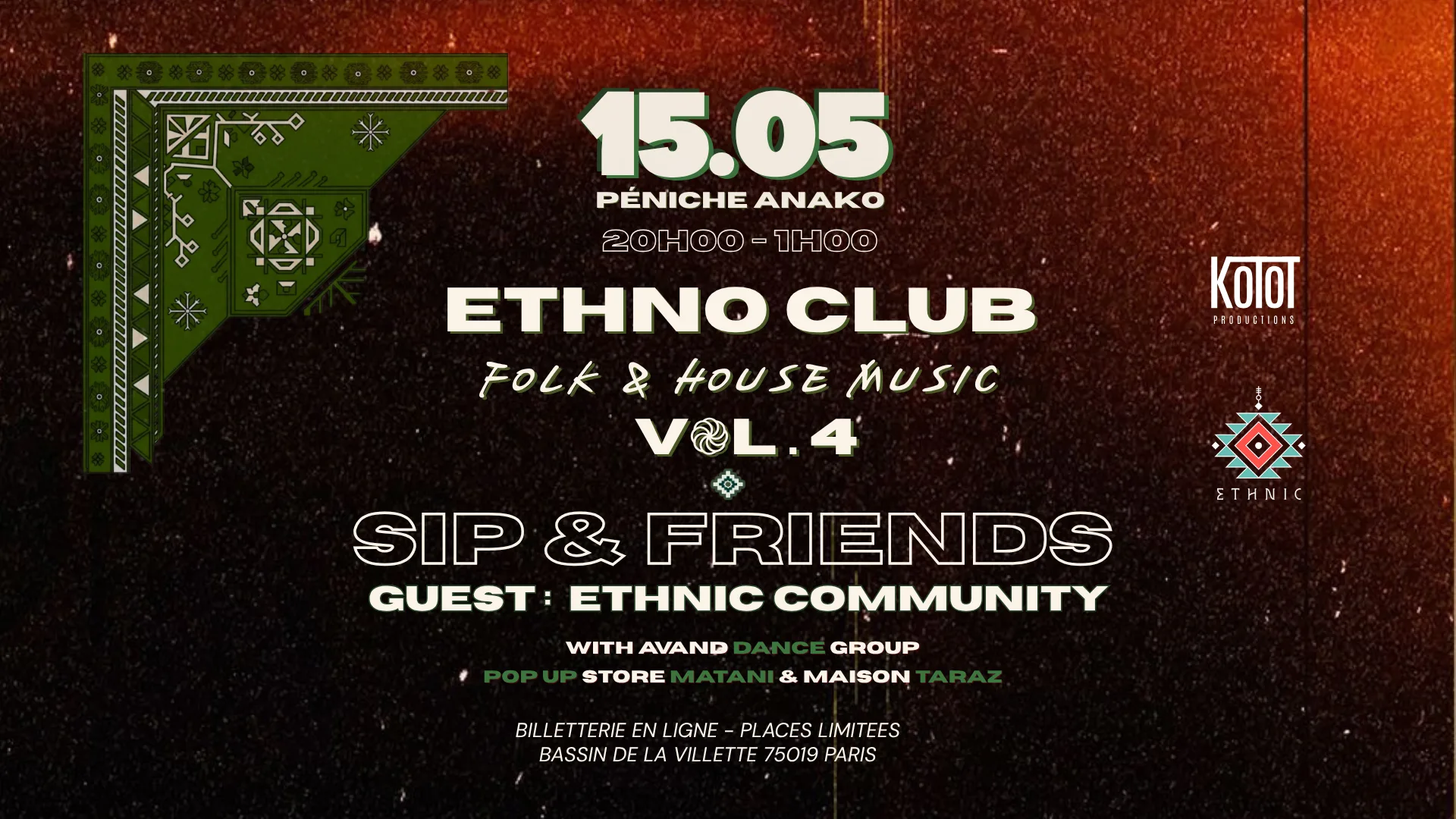 Ethno Club -  Folk & House Vol. 4 - Sip X Ethnic Community