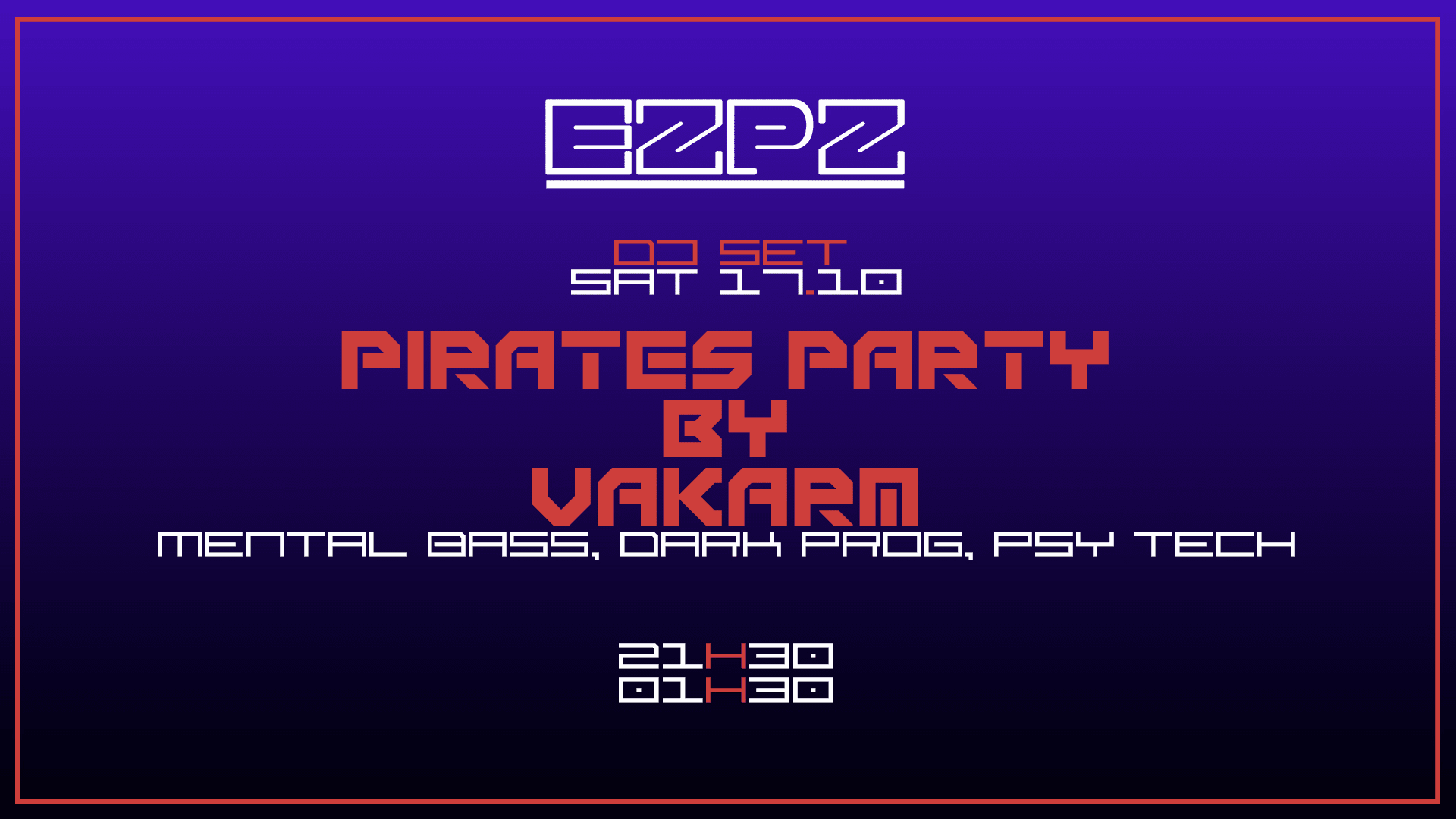 Pirates Party By Vakarm @ Ezpz