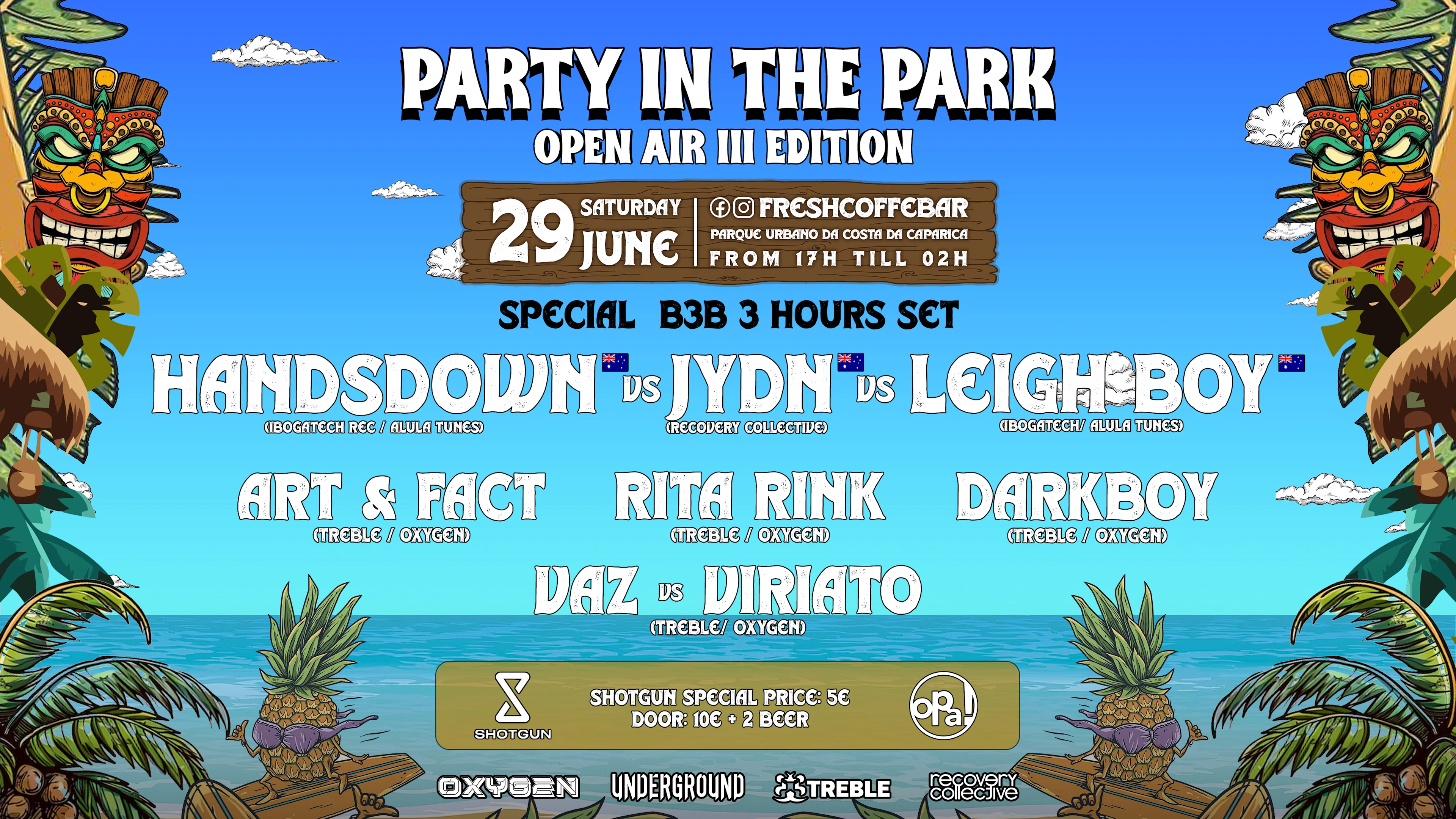 Oxygen & Underground Presents : Treble In The Park Open Air