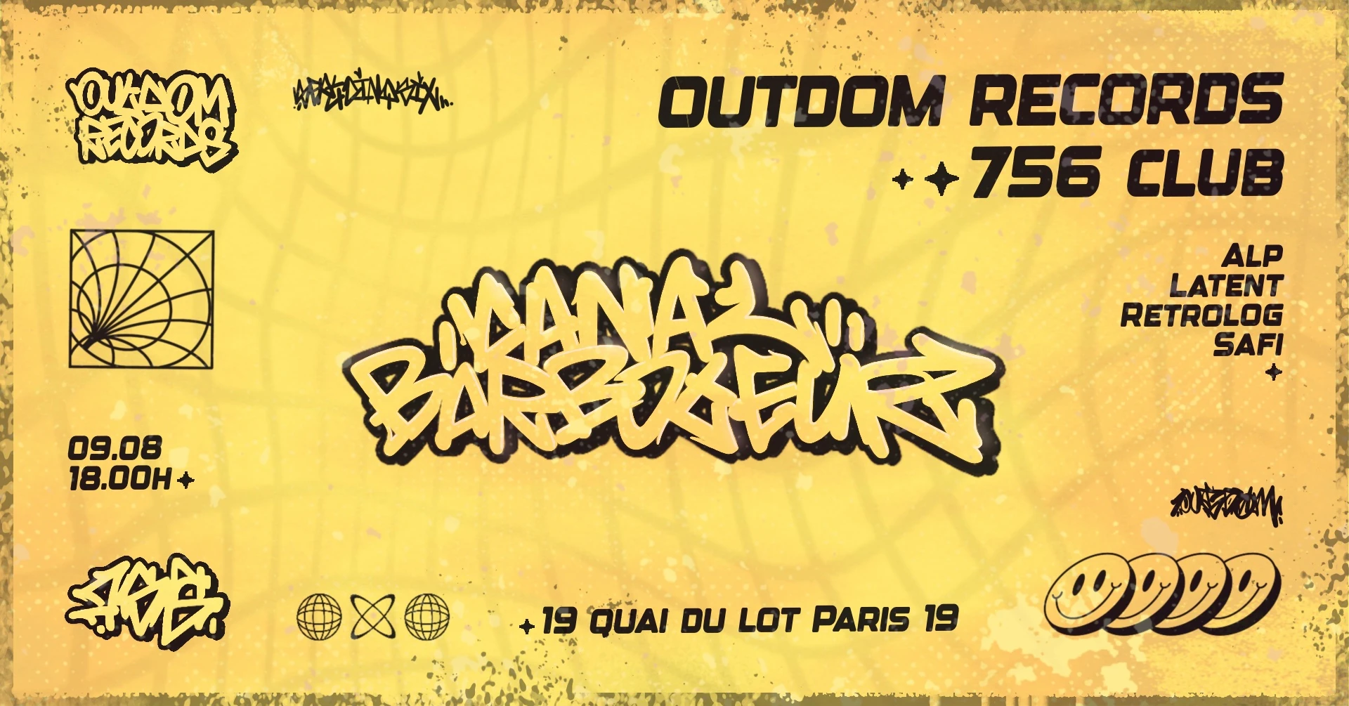 Outdom Records X 756 : Alp, Latent, Retrolog, & Safi