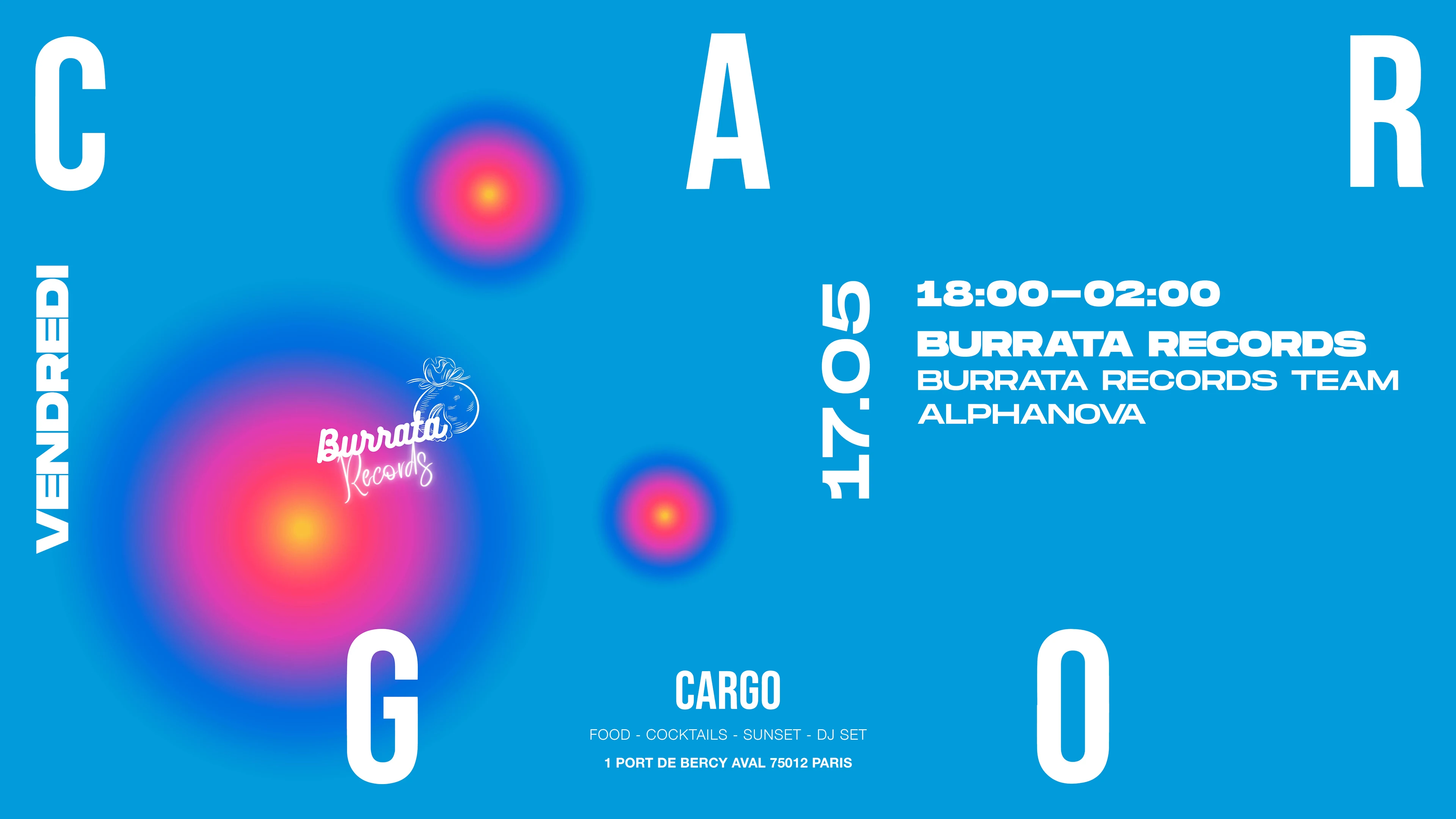 Cargo X Burrata Records X Alphanova
