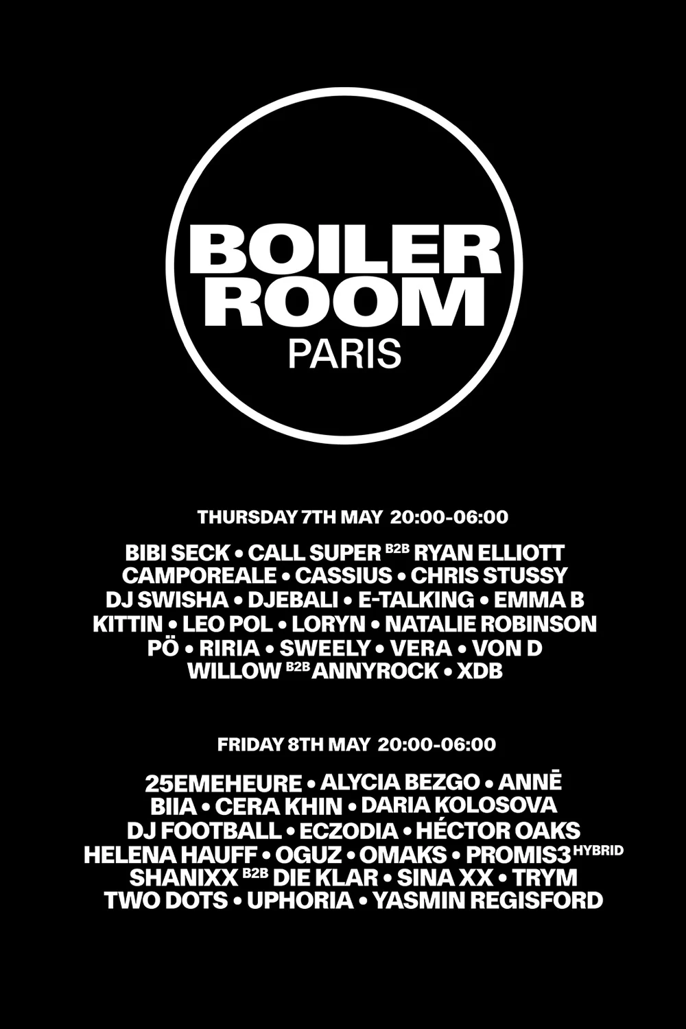 Boiler Room: Paris