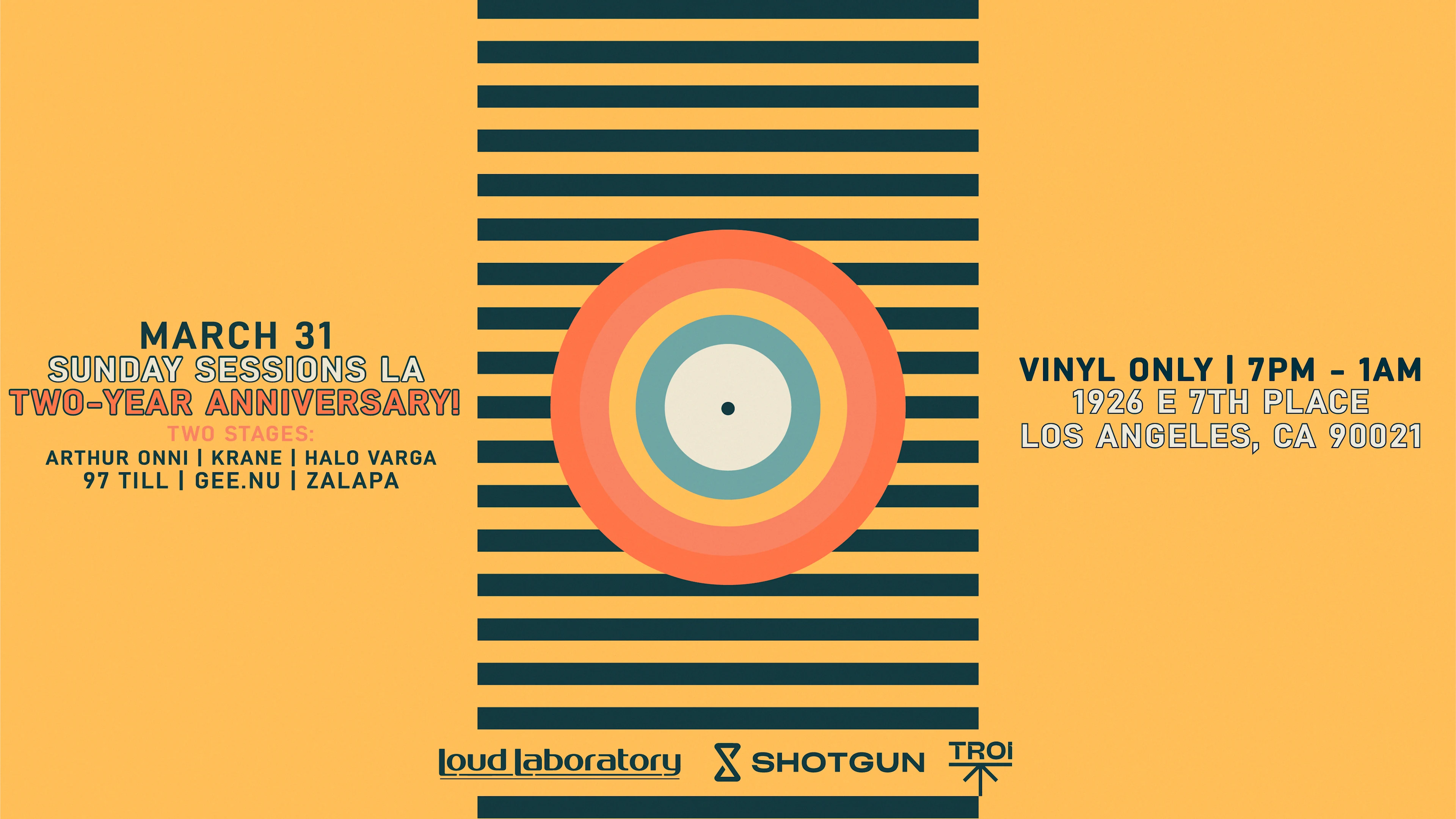 Sunday Sessions La (Vinyl Only) 03/31/24