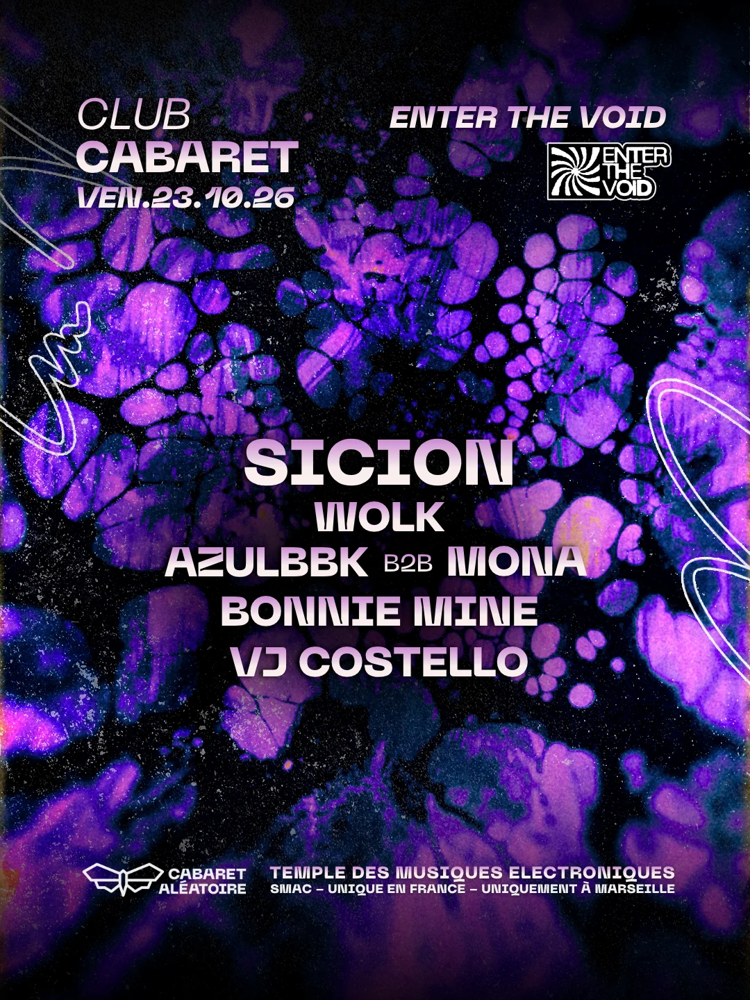 23/10 | Club Cabaret X Enter The Void W/ Sicion