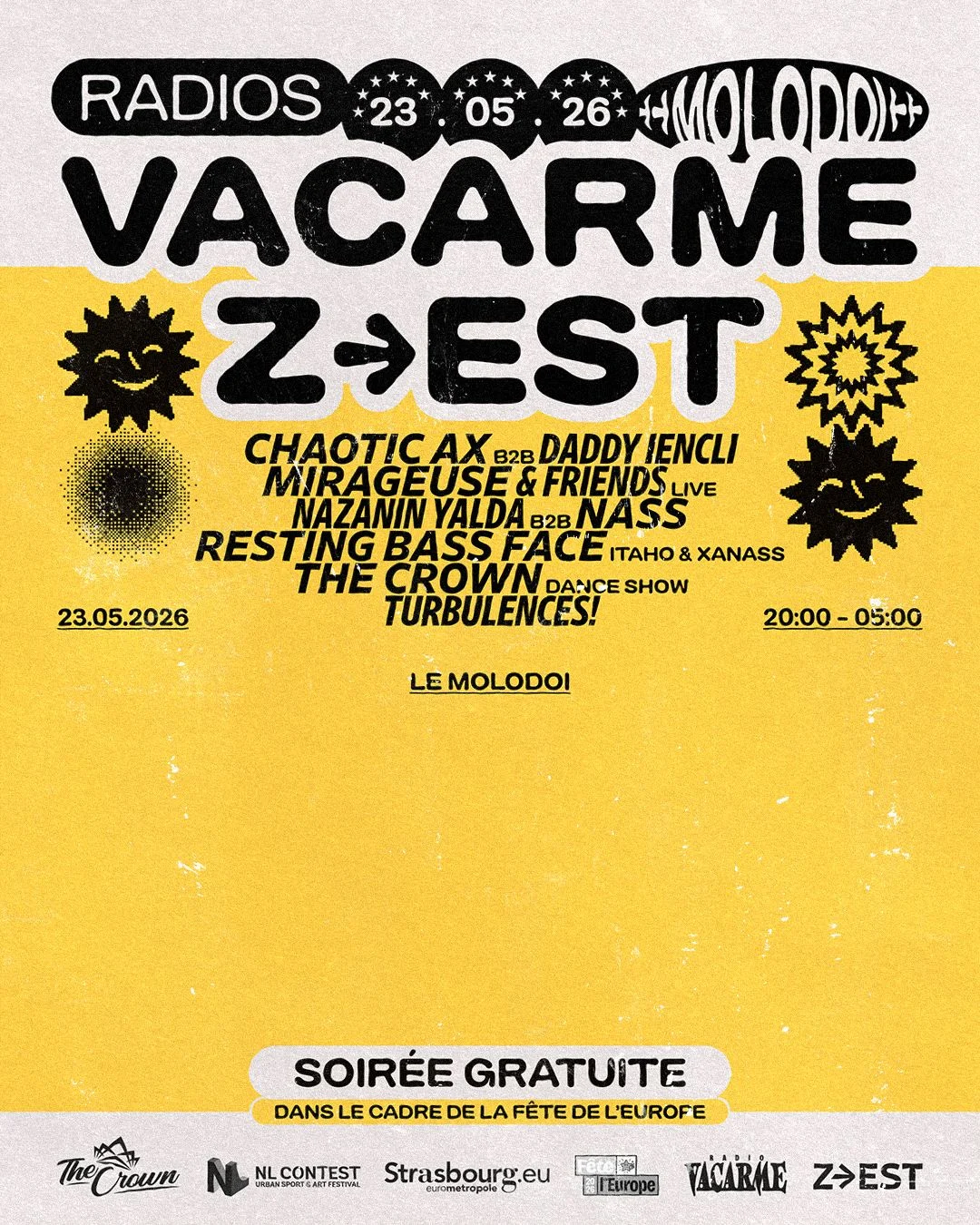 Radio Vacarme & Z•Est Radio [Soirée Gratuite // Off Nl]
