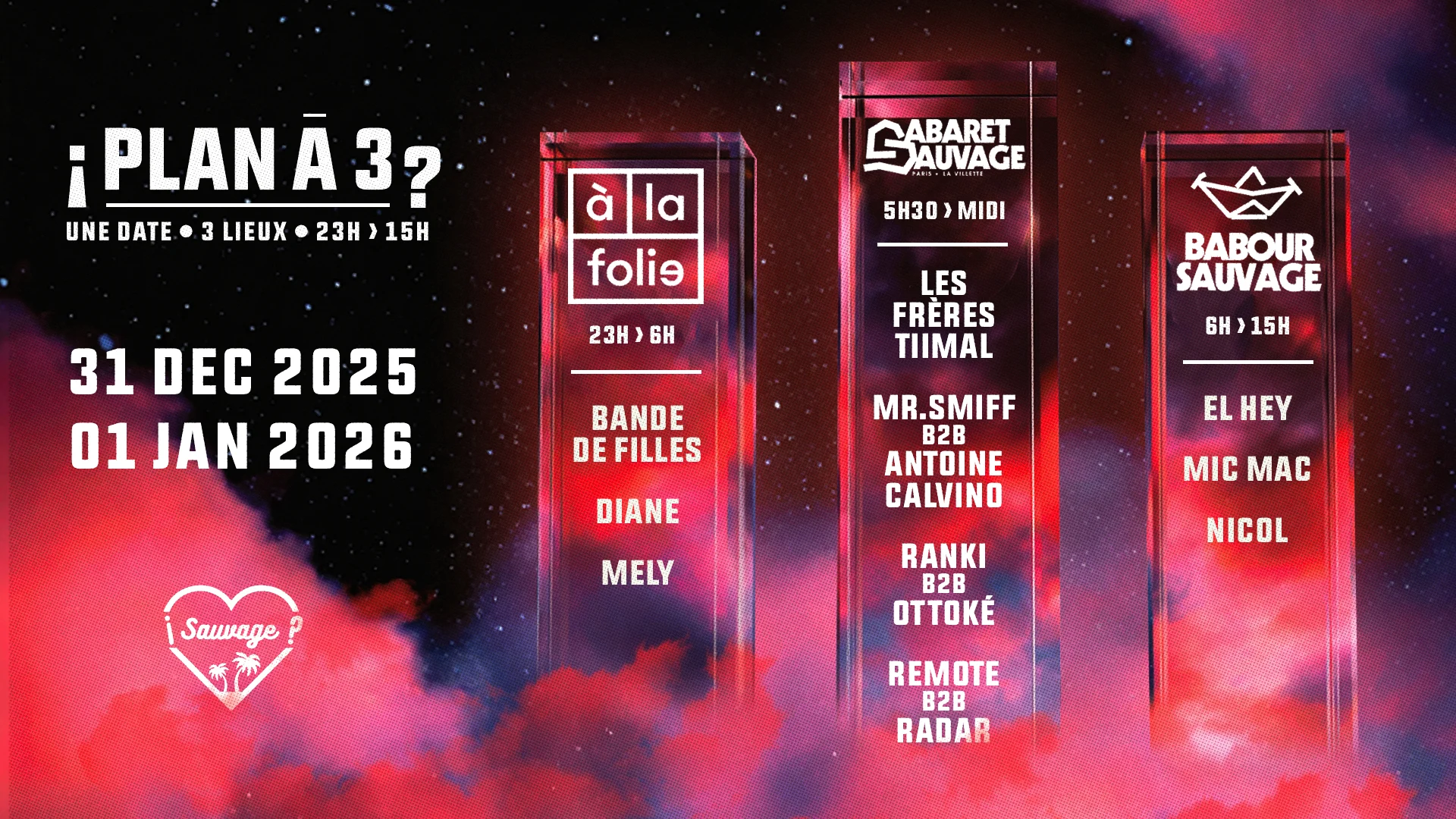 ¡Plan À 3 A La Folie?