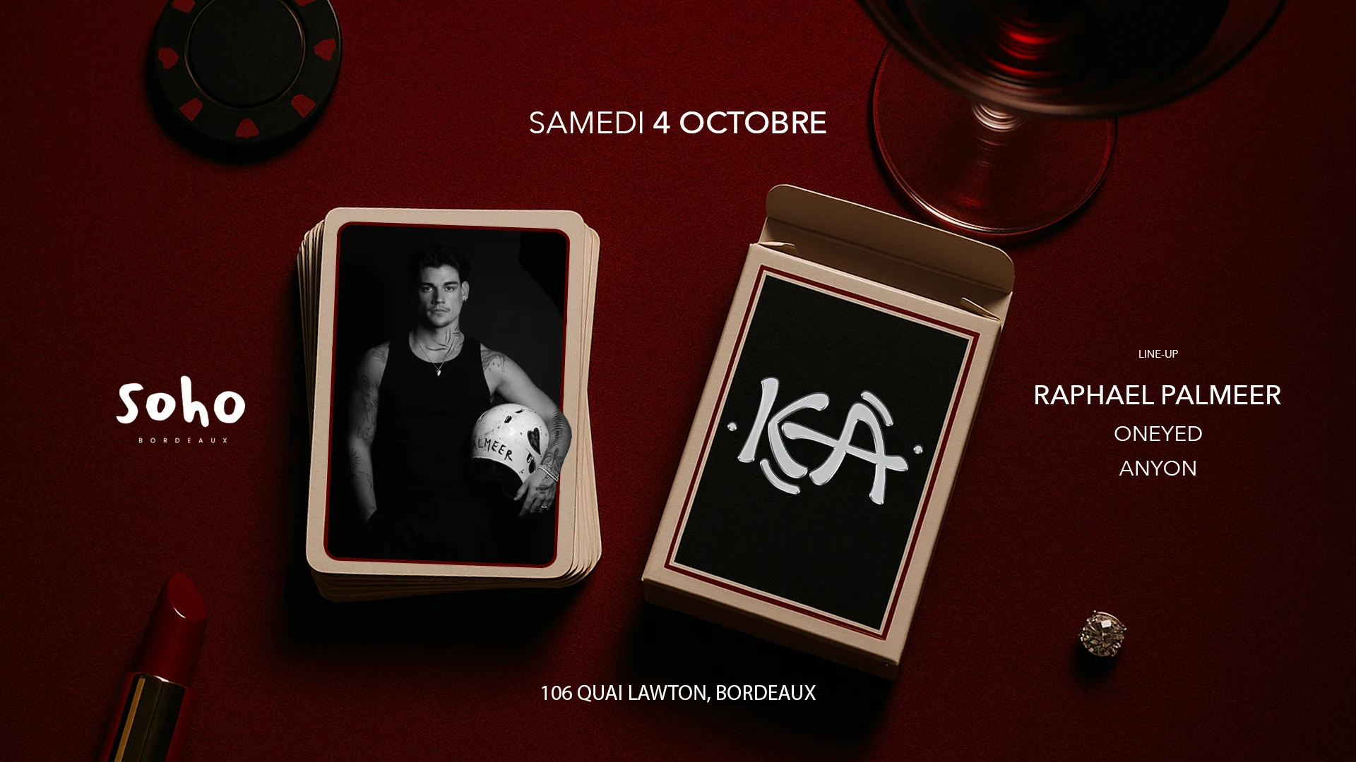 Kea Invite Raphael Palmeer @Soho Bordeaux
