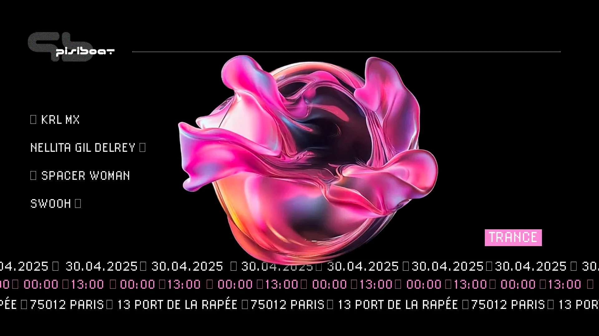 Pisiboat (Veille Férié) : Krl MX, Nellita Gil Delrey & More
