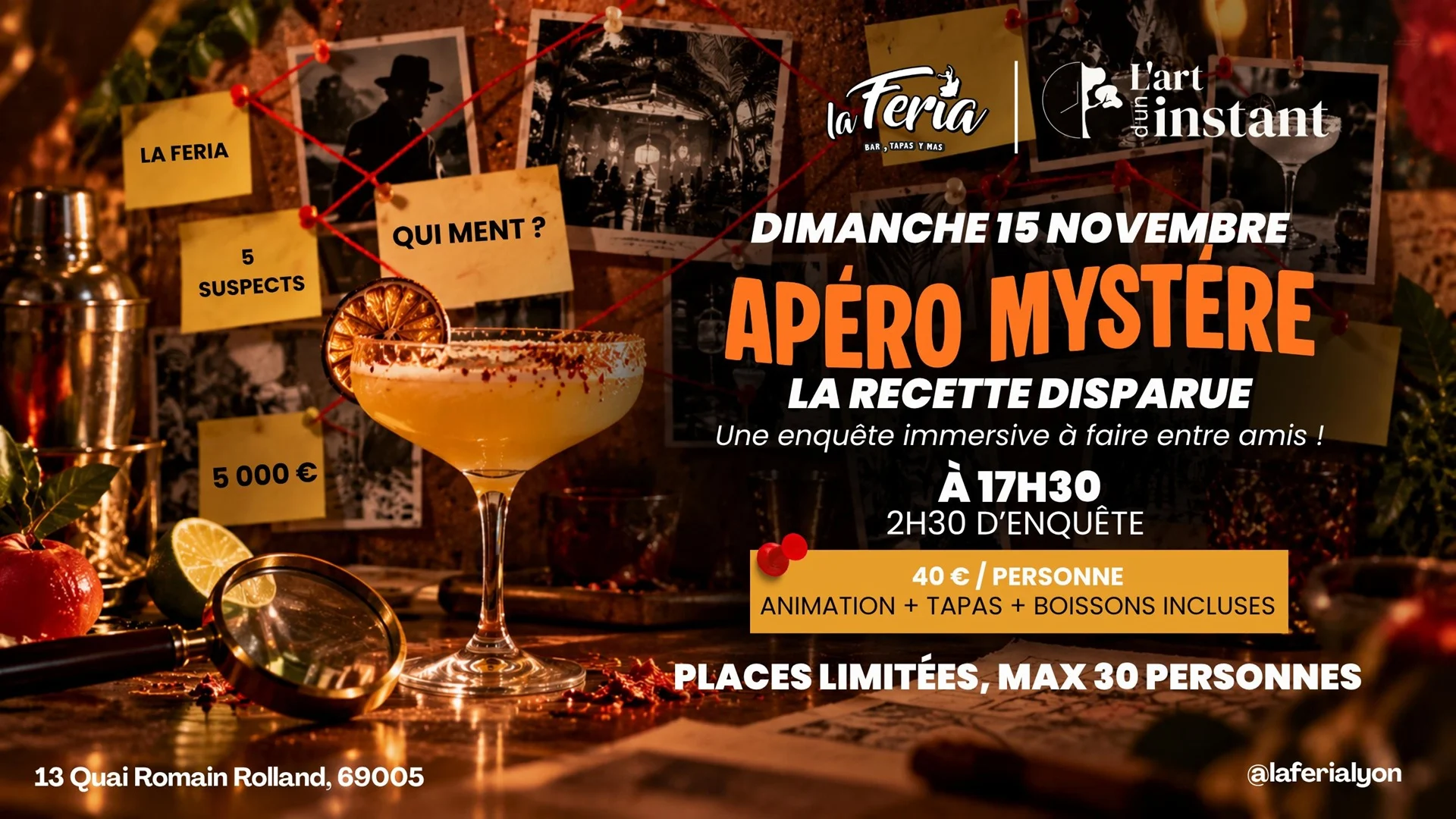Apéro Mystère - La Recette Disparue
