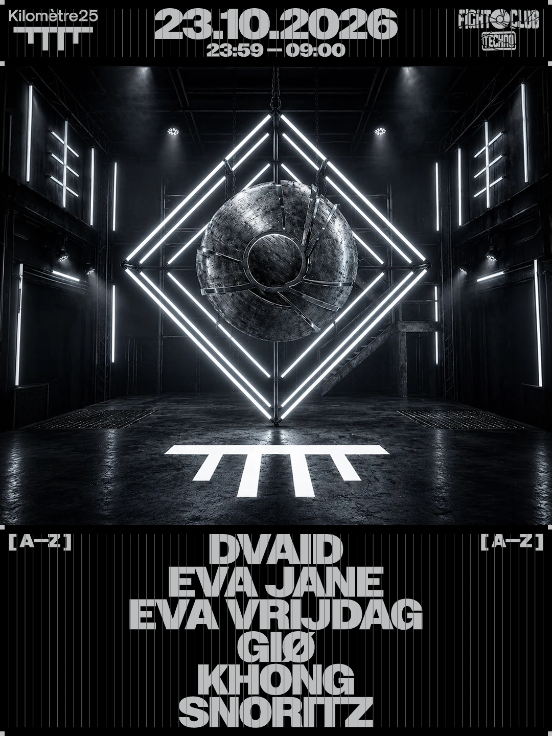 Fight Club : Snoritz, Gio, Dvaid, Khøng, Eva Vrijdag