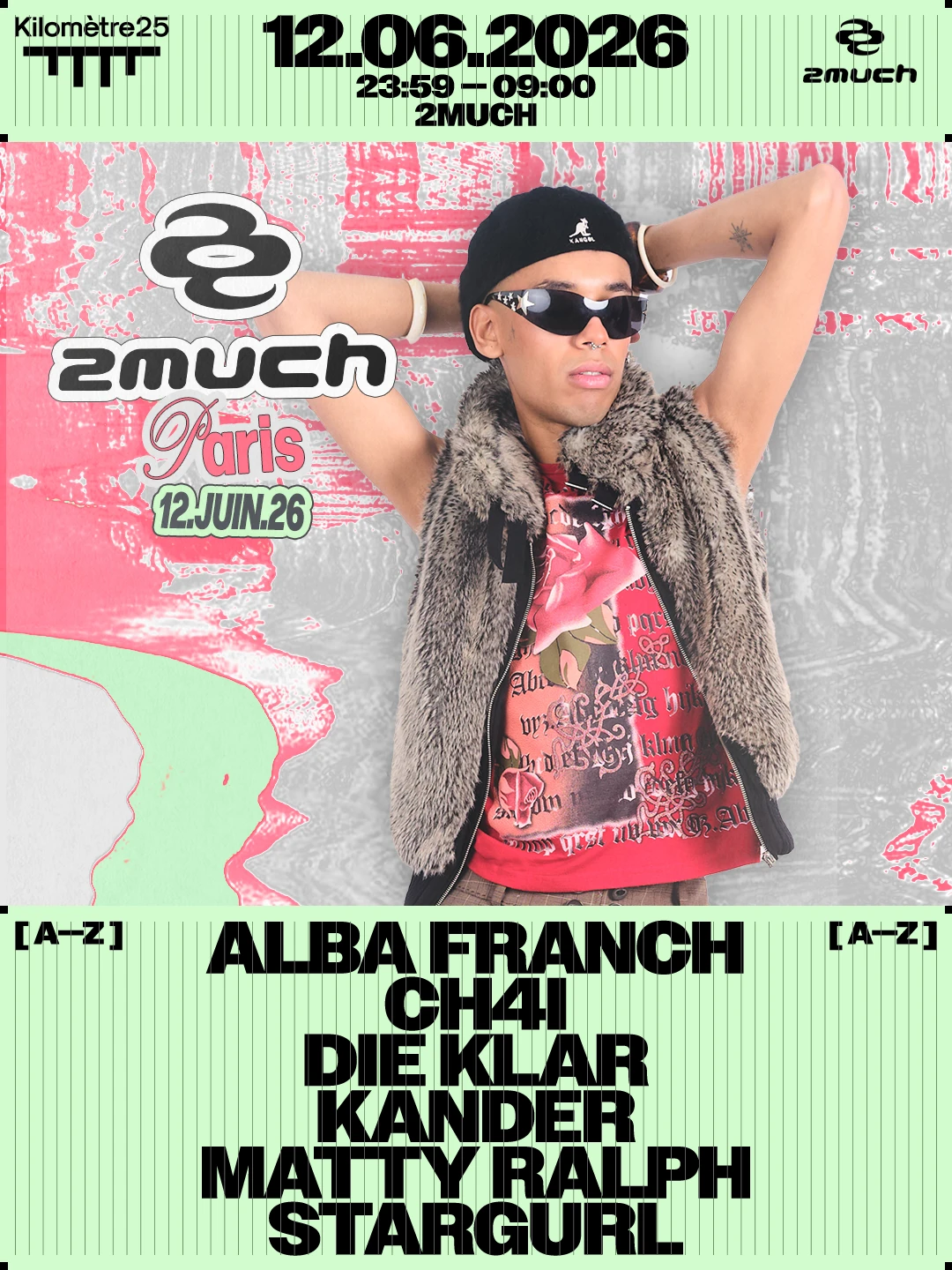 2much : Alba Franch, Matty Ralph, Kander, Die Klar, Stargurl