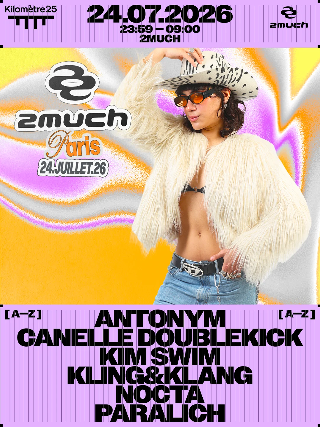 2much : Antonym, Paralich, Canelle Doublekick, Kim Swim