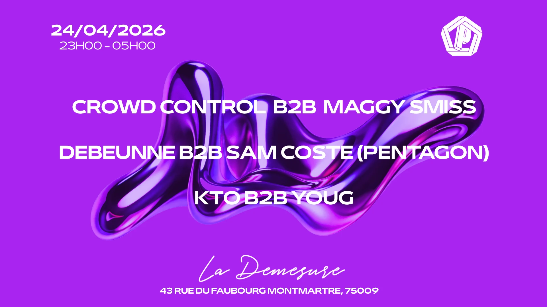 Pentagon : Crowd Control B2b Maggy Smiss & More