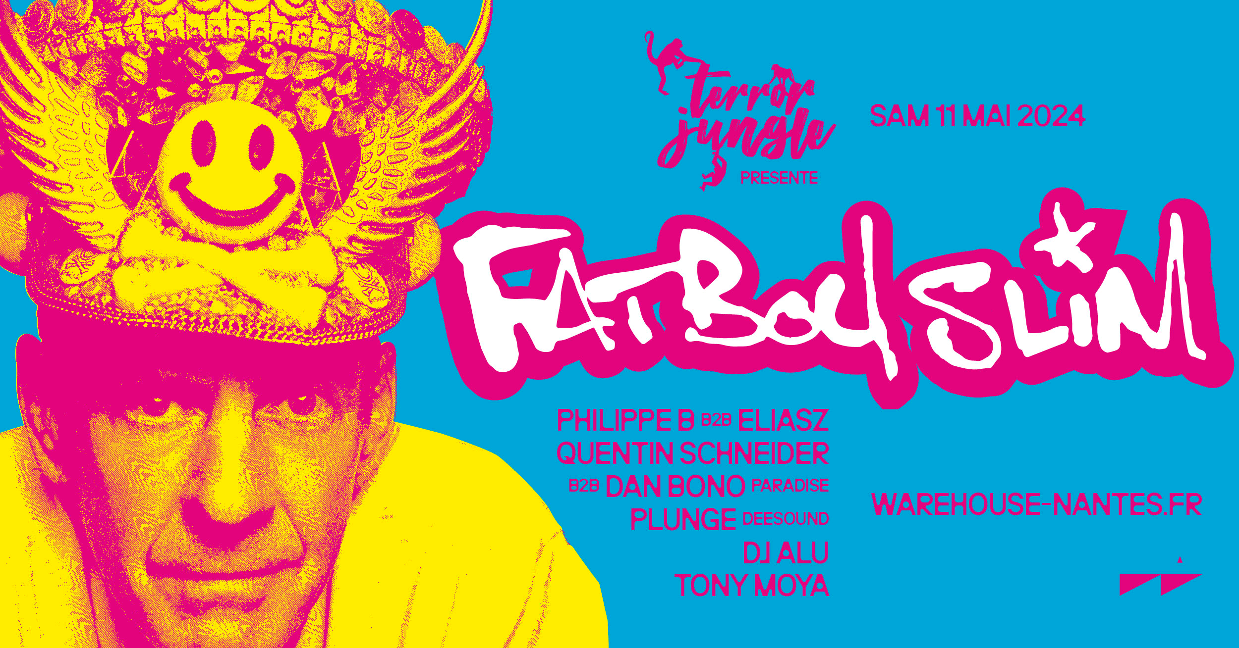 Terror Jungle - Fatboy Slim & More - Warehouse Nantes