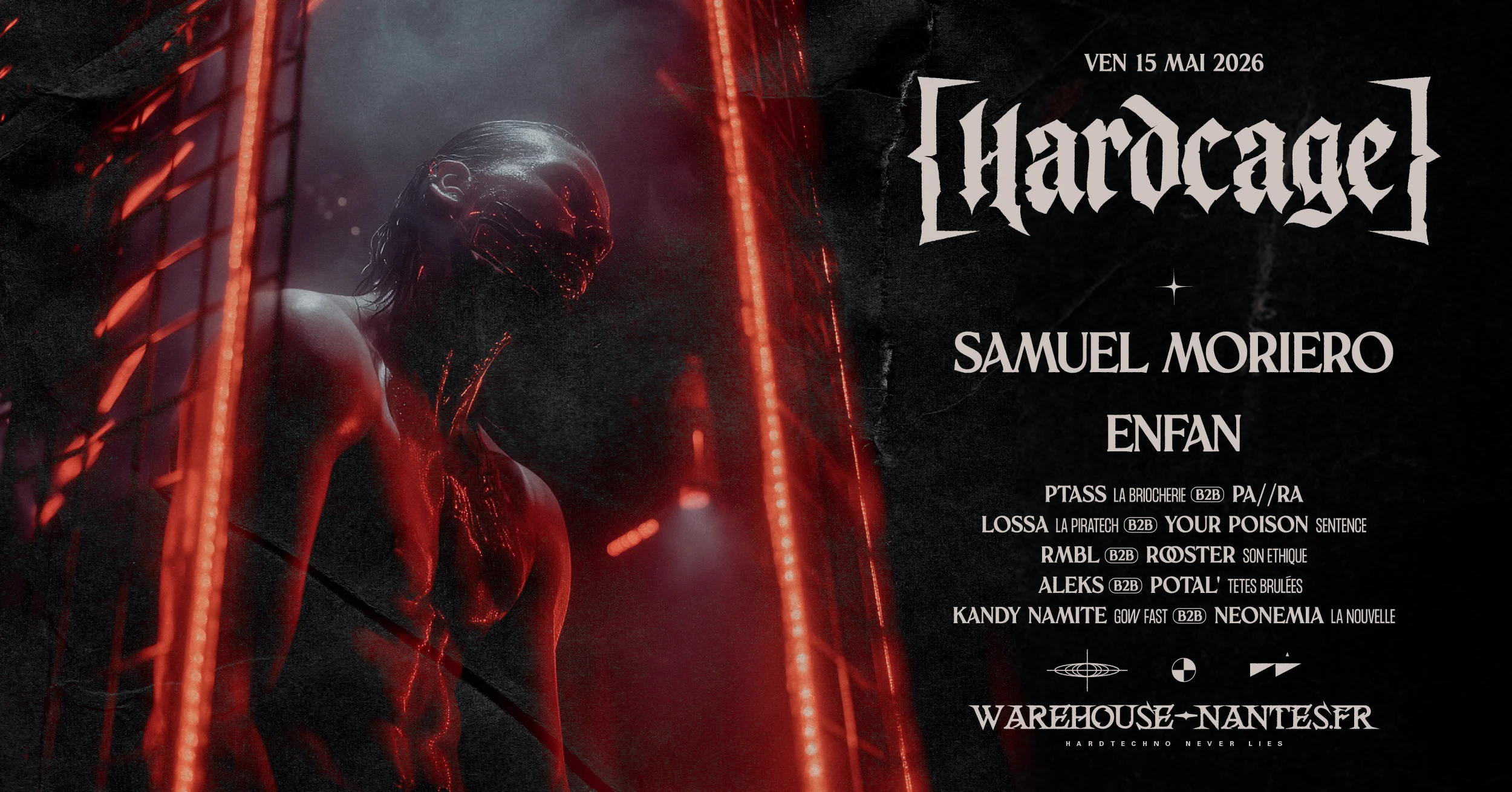 Hardcage W/ Samuel Moriero, Enfan & More