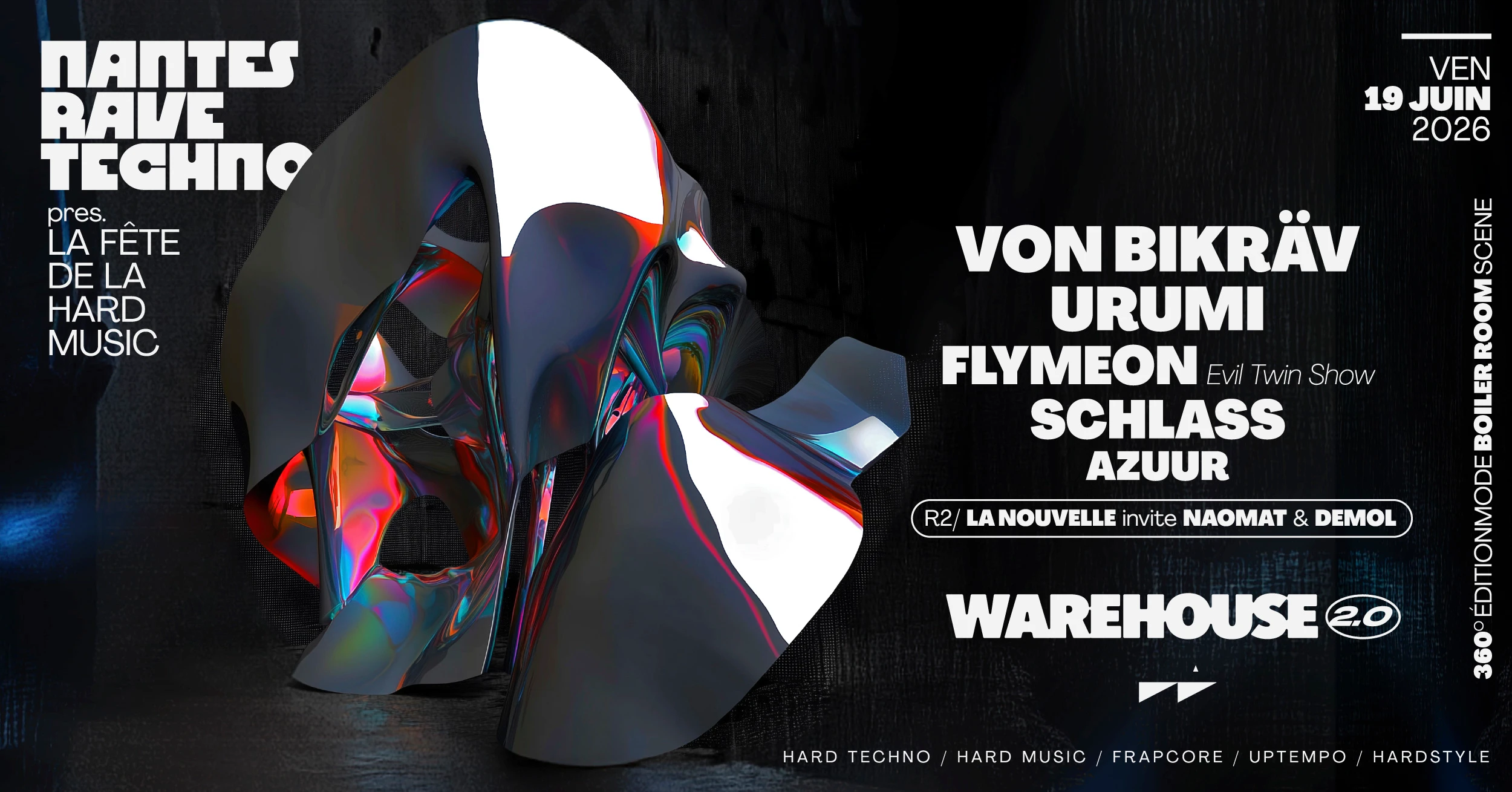 Fête De La Hard Music W/ Von Bikräv, Urumi, Schlass & More