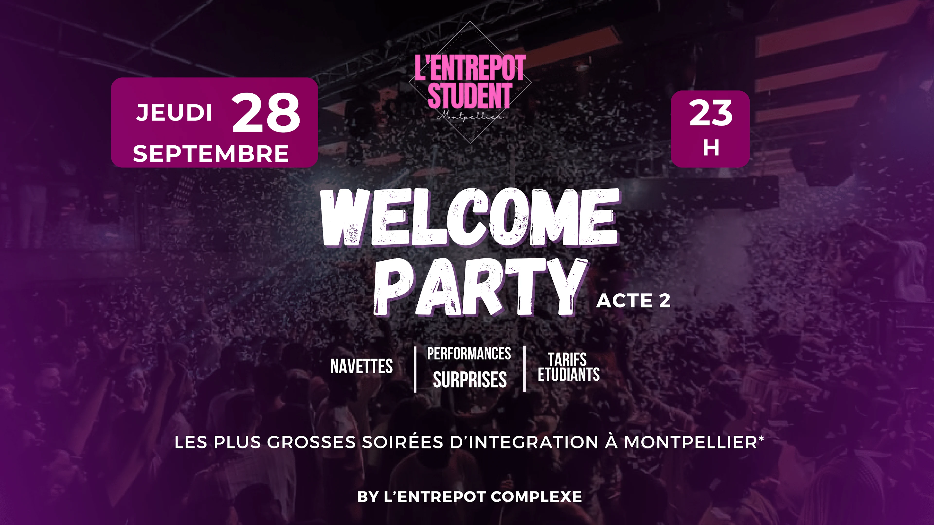 Welcome Night Party : Integration Acte 2- 28/09