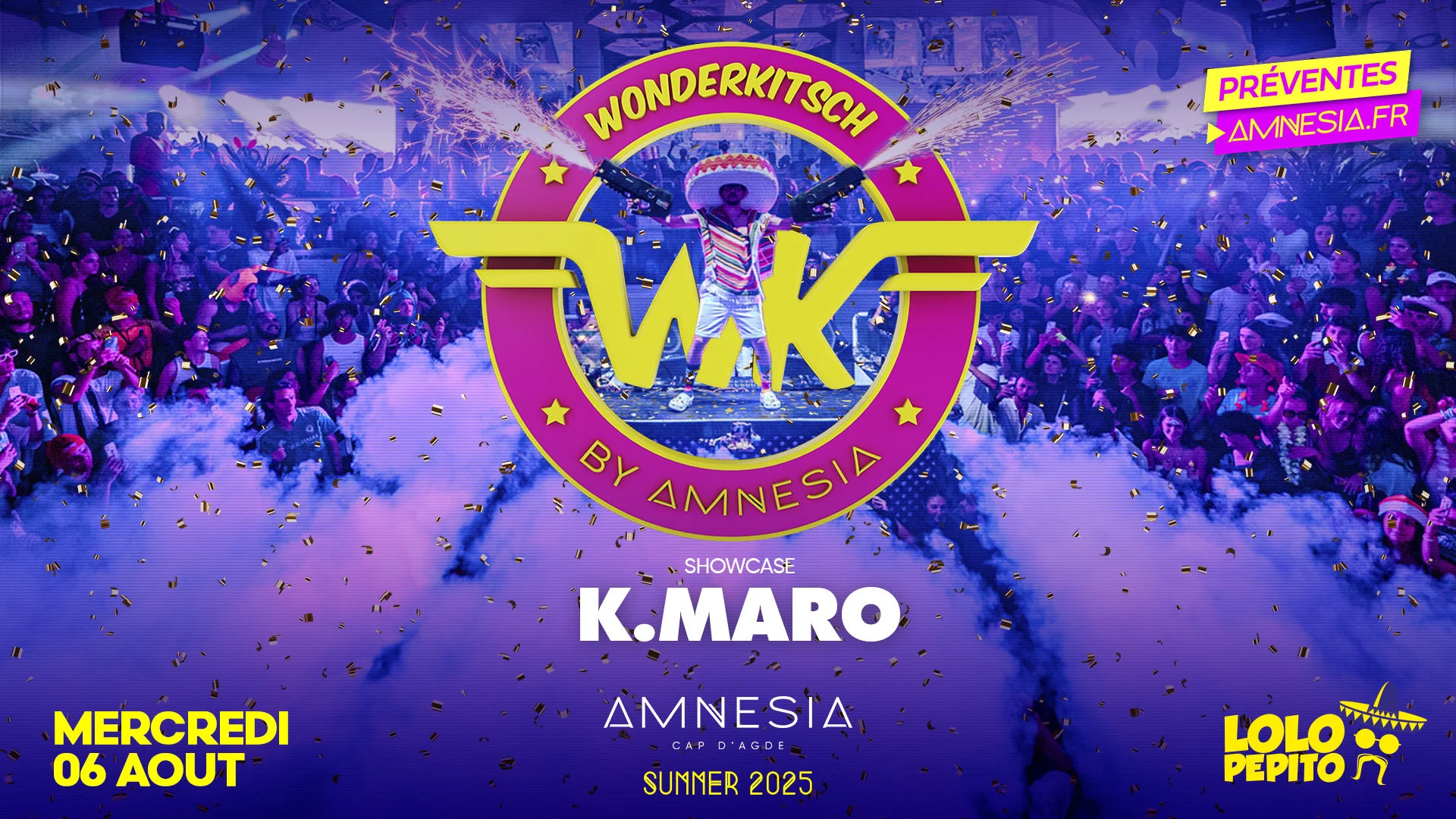 Wonderkitsch Ft K.Maro @ Amnesia