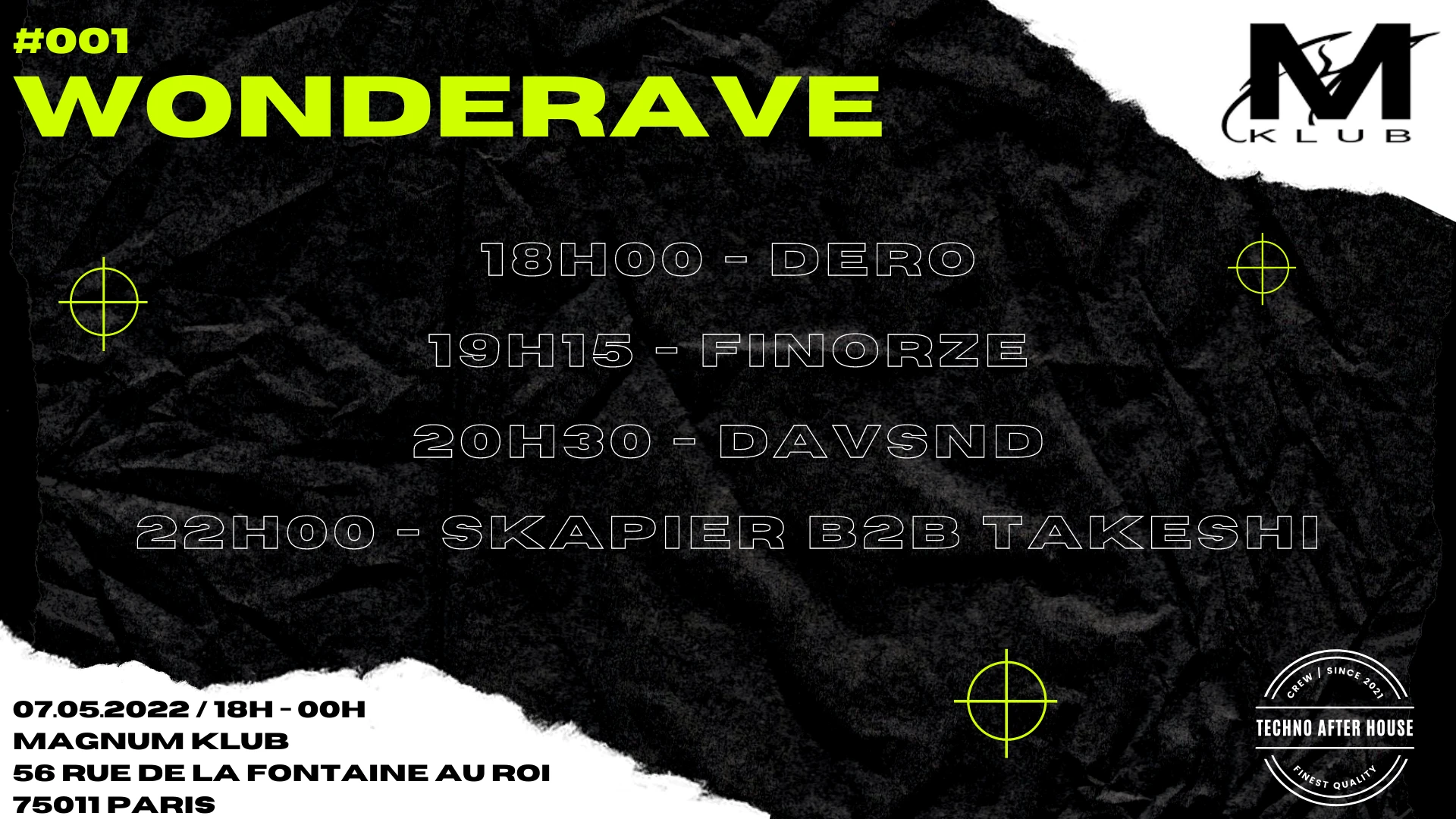 Wonderave #001 @ Magnum Klub