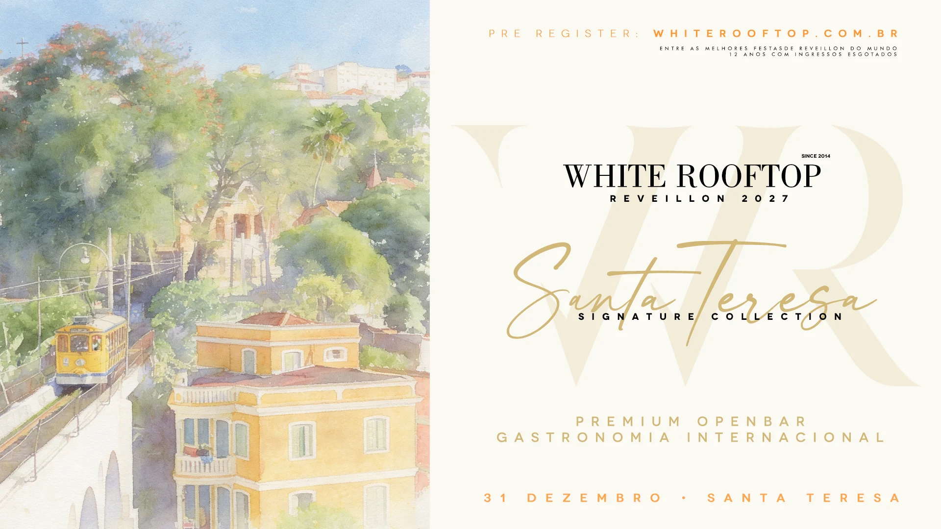 White Rooftop Reveillon 2027 | Santa Teresa Collection