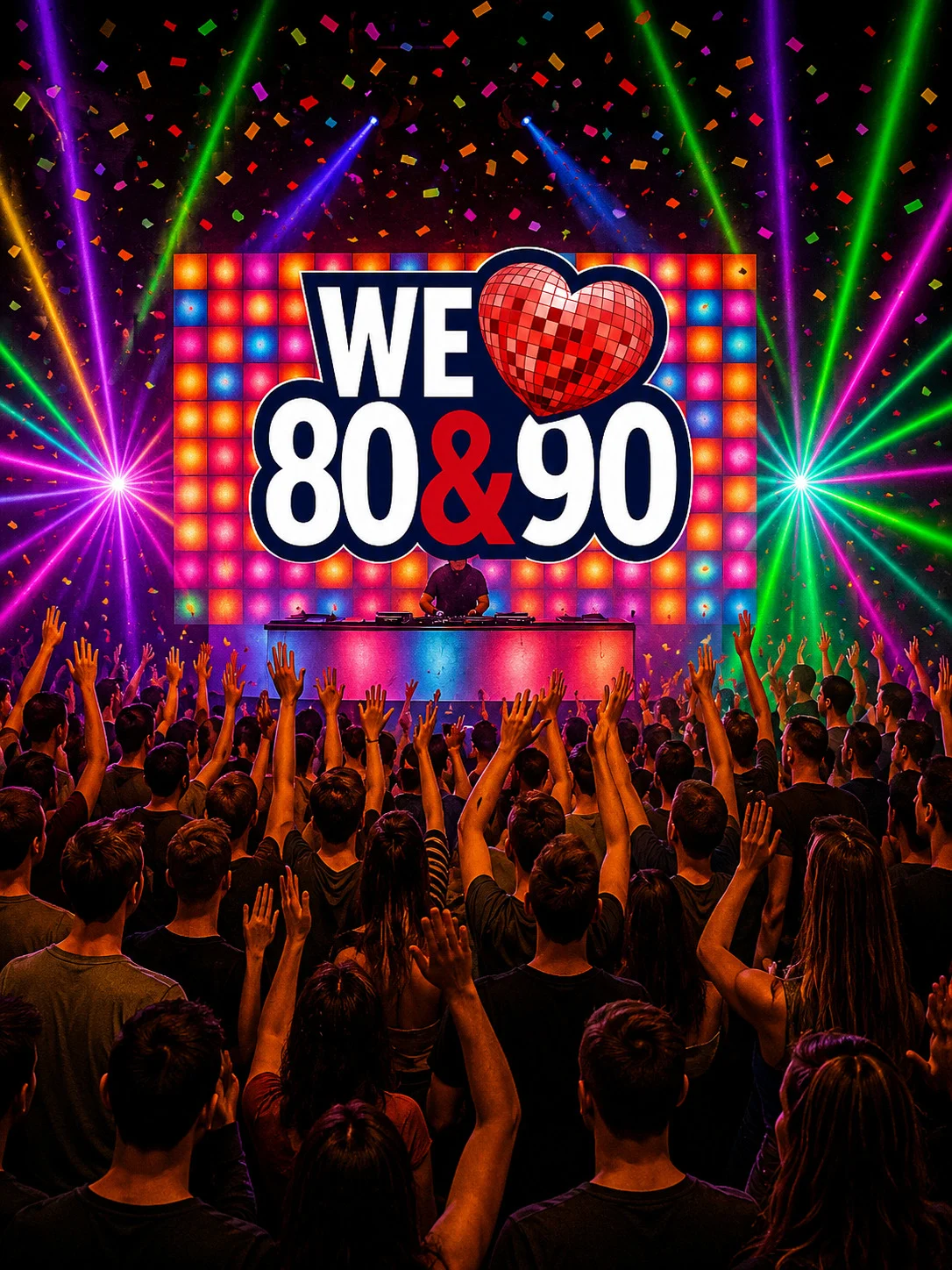 We Love 80’ 90’ Party