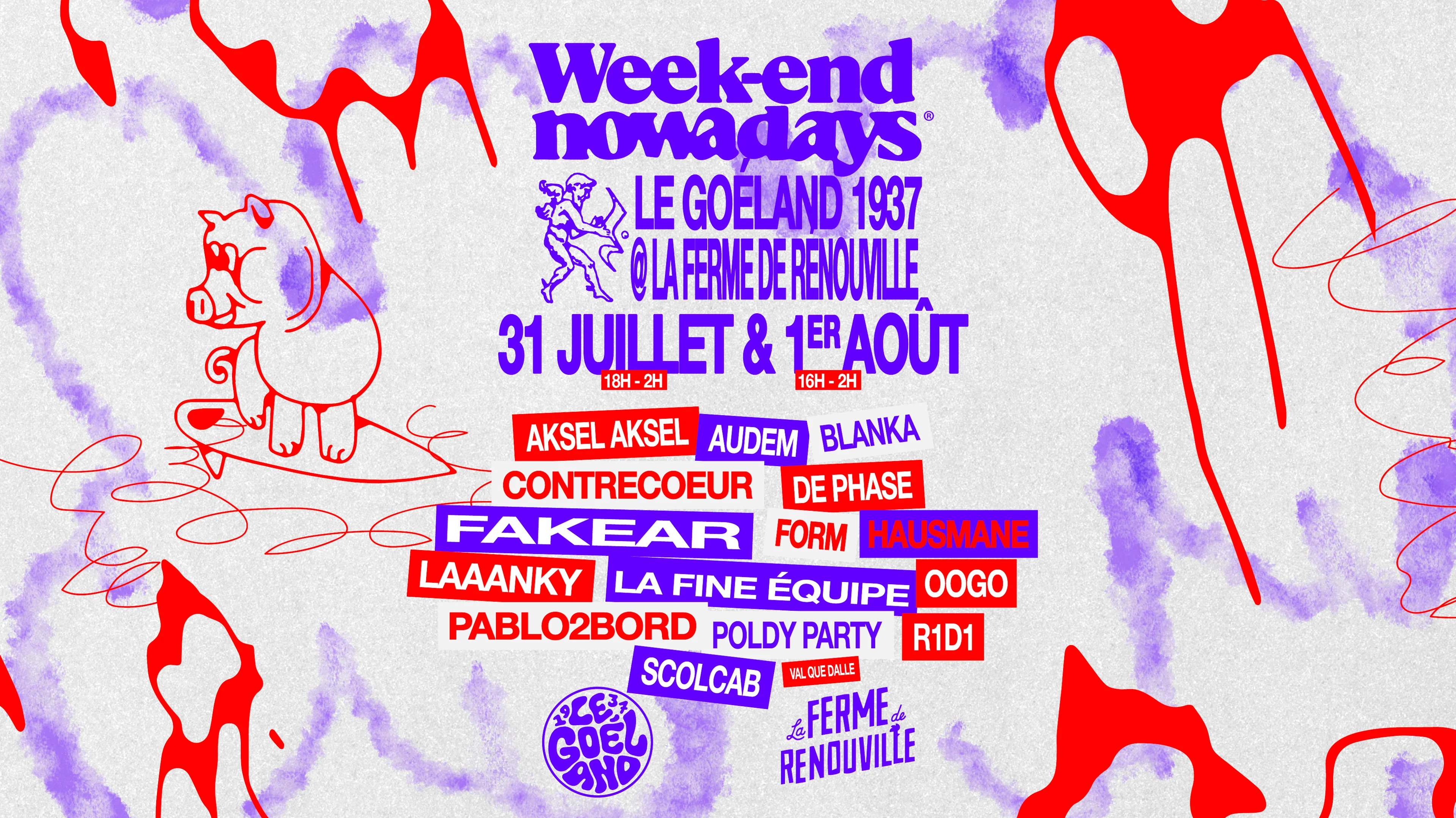 Weekend Nowadays X Le Goéland 1937 @ La Ferme Rénouville