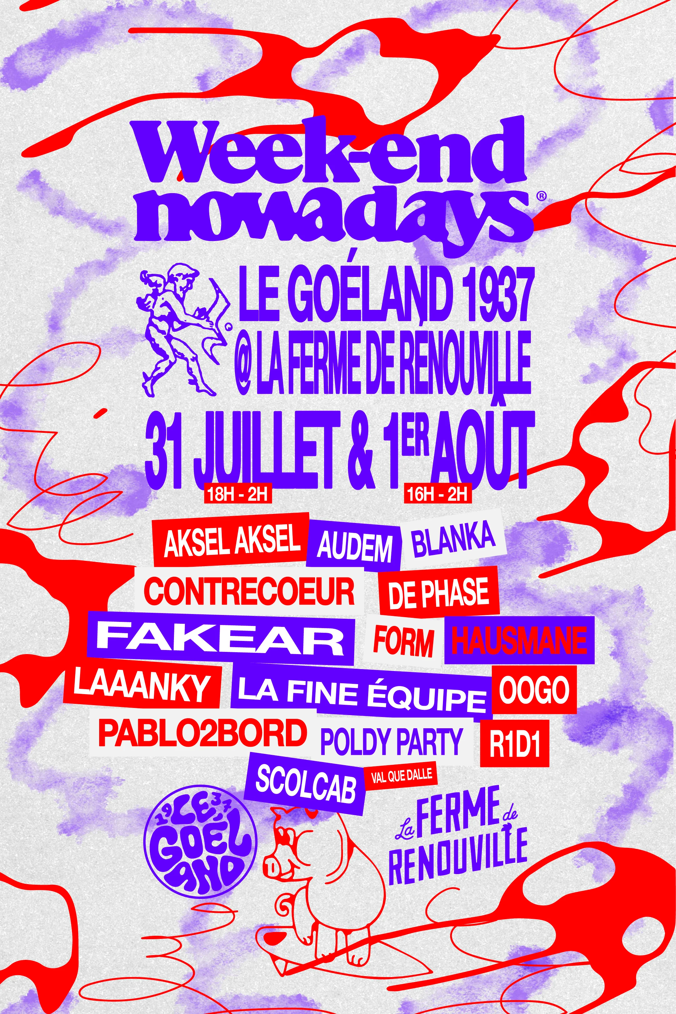Weekend Nowadays X Le Goéland 1937 @ La Ferme Rénouville