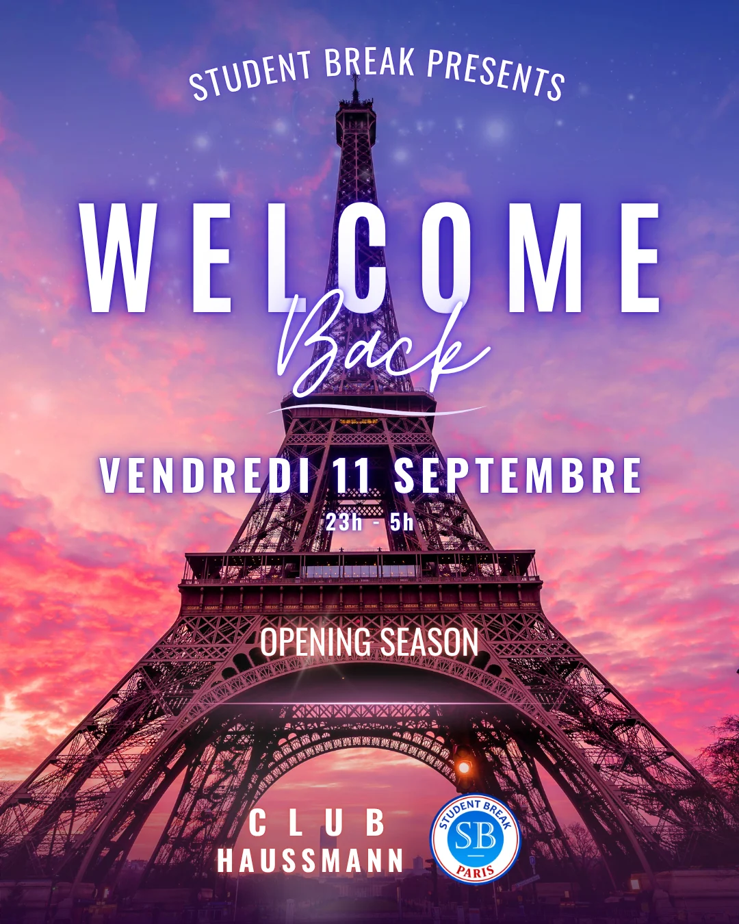 Welcome Back - Club Haussmann