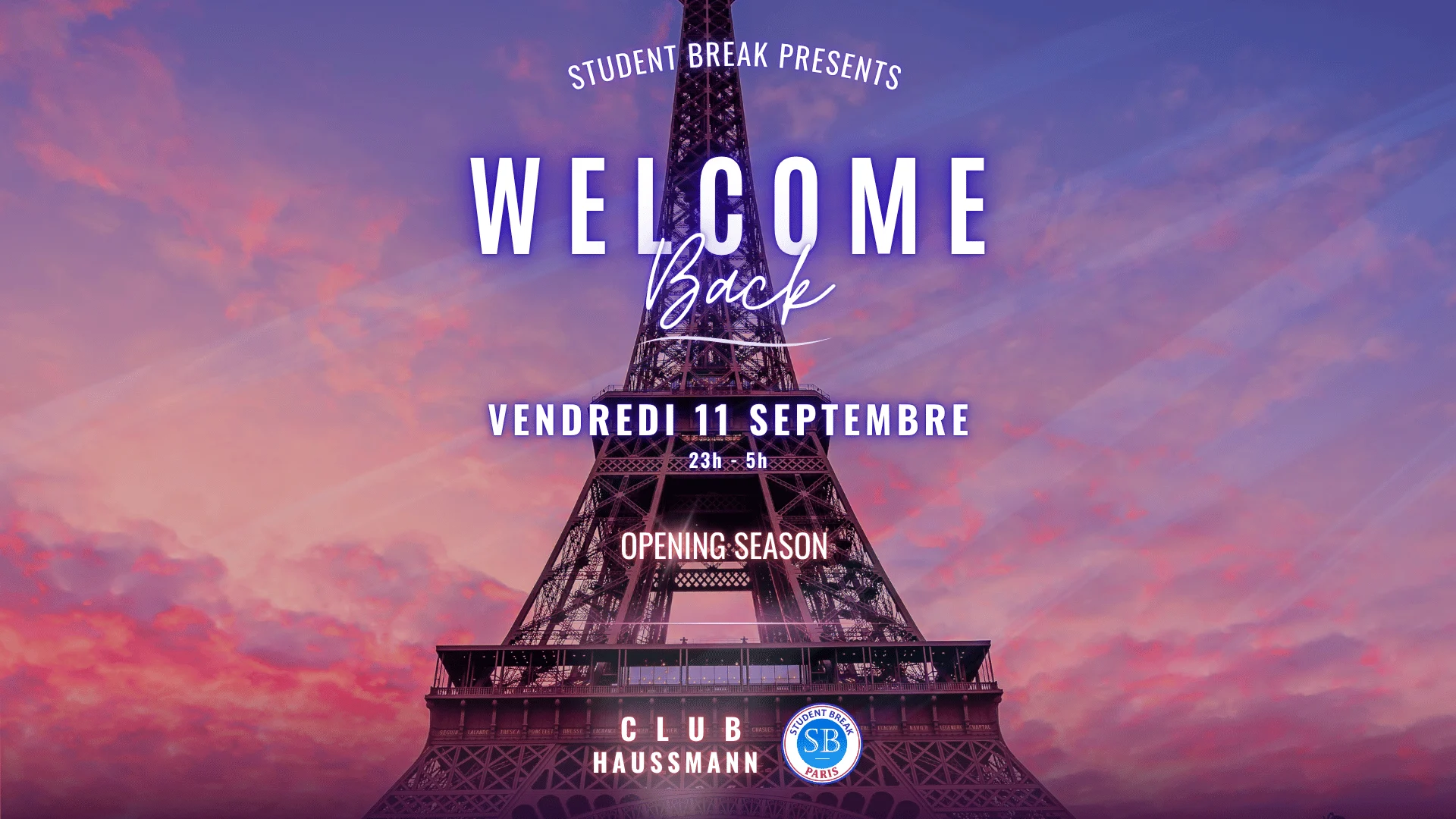 Welcome Back - Club Haussmann