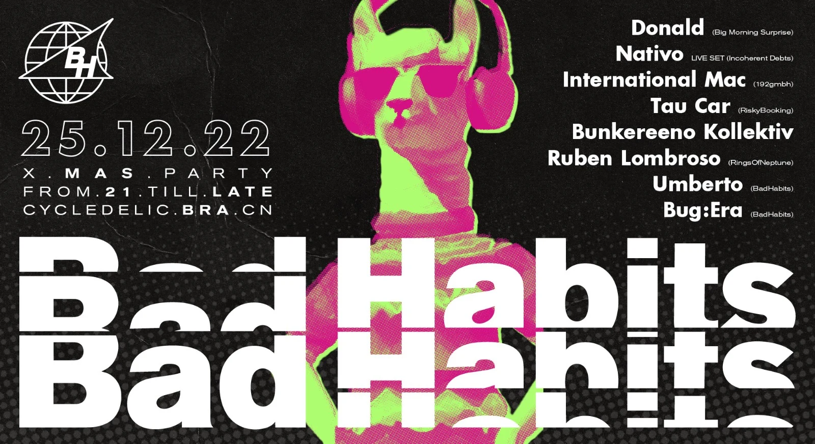 Bad Habits Christmas Party